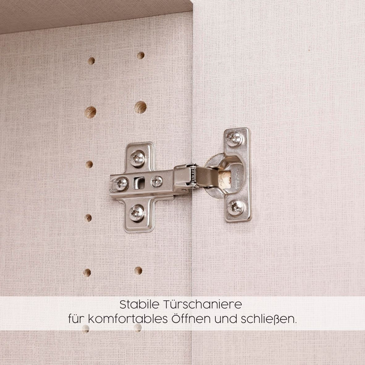 GOODproduct Drehtürenschrank »AGORDO« in zwei Griff-Farben, Breiten 91-405 cm, Dekor- oder Hochglanzfront, in 8 Breiten & 2 Höhen, MADE IN GERMANY