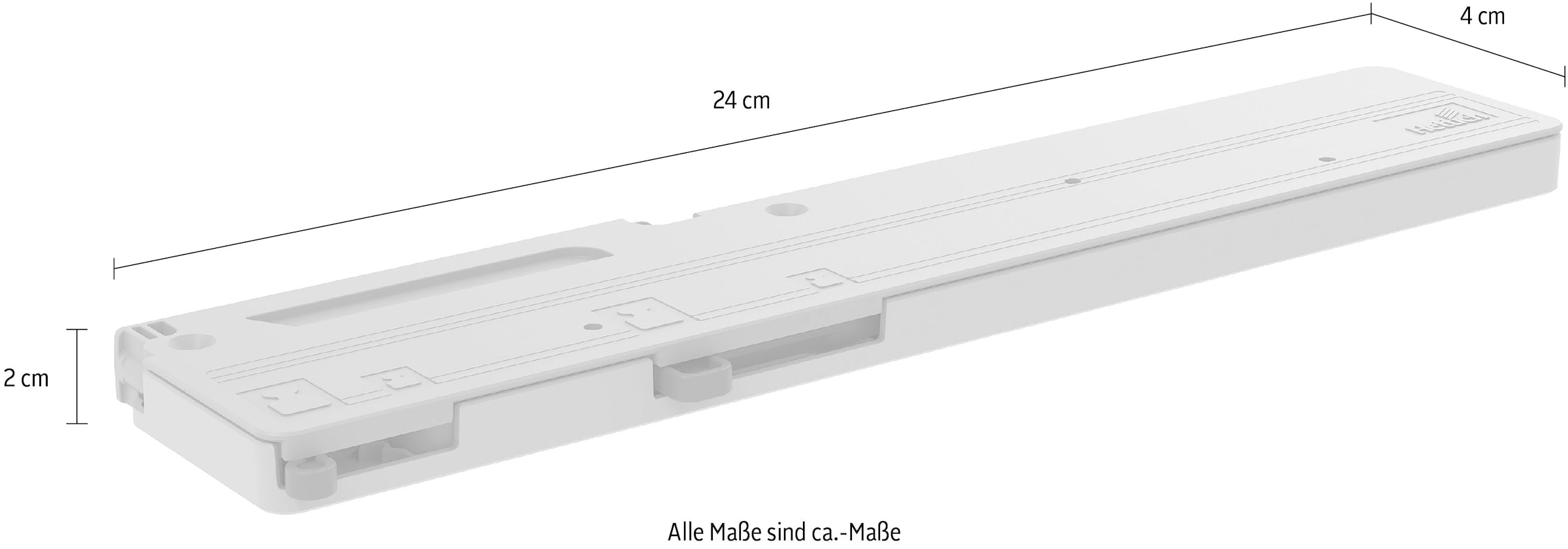 WIEMANN Türdämpfer, 2er-Set, für 3- und 4-türige Schwebetürenschränke