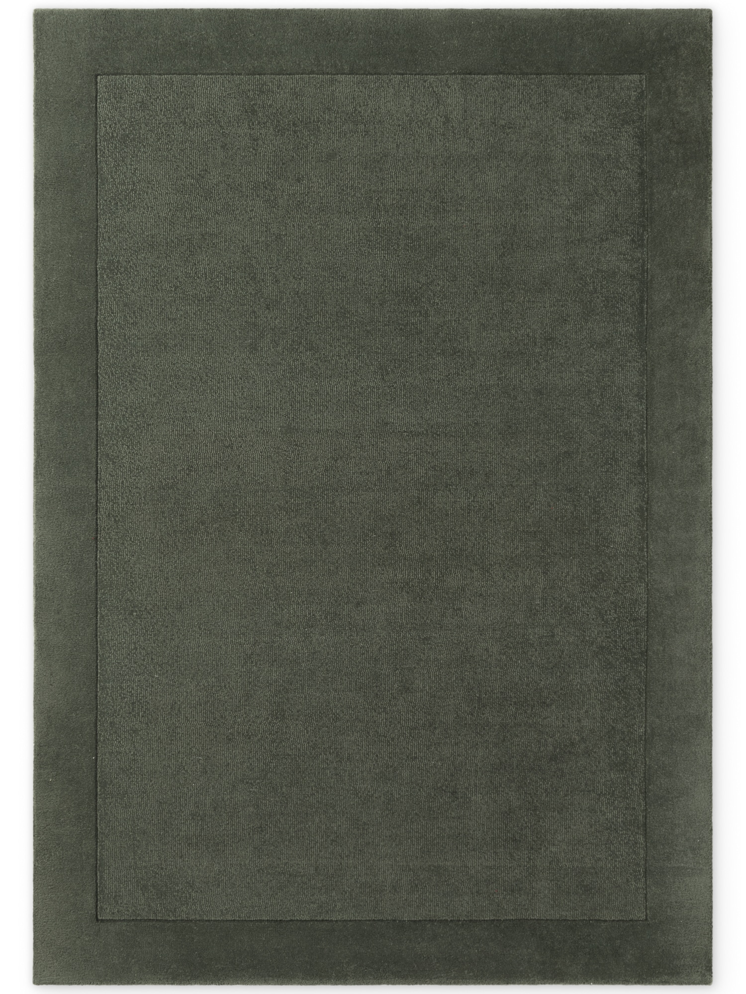 Villeroy & Boch Tapis »Wollteppich Kari« Rectangulaire 17 mm Höhe Handgewebt, Wolle, Bordüre, Einfarbig, Läufer, Wohnzimmer, Modern