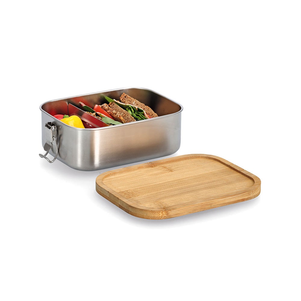 Image of Zeller Present Lunchbox hochwertige Edelstahl Brotdose