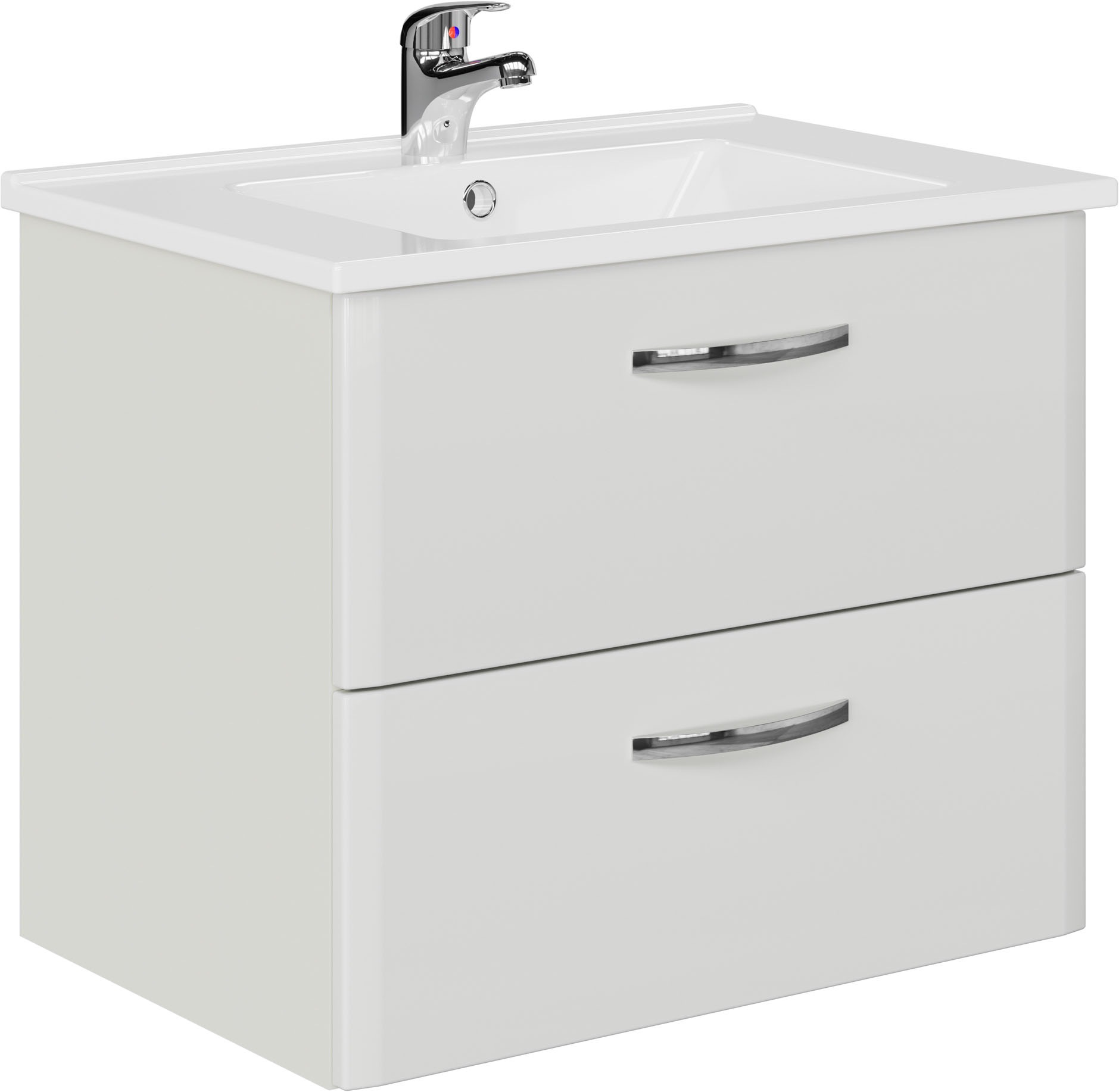 Image of Saphir Waschtisch "Quickset 326, mit Keramikbecken, 65cm breit" 2 Stk. tlg.