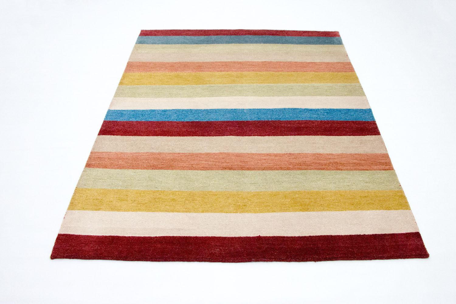 Wollteppich »Gabbeh mehrfarbig«, kaufen rechteckig, bequem morgenland handgeknüpft Teppich handgeknüpft