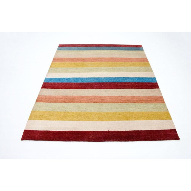 morgenland Wollteppich »Gabbeh Teppich handgeknüpft mehrfarbig«, rechteckig,  handgeknüpft bequem kaufen