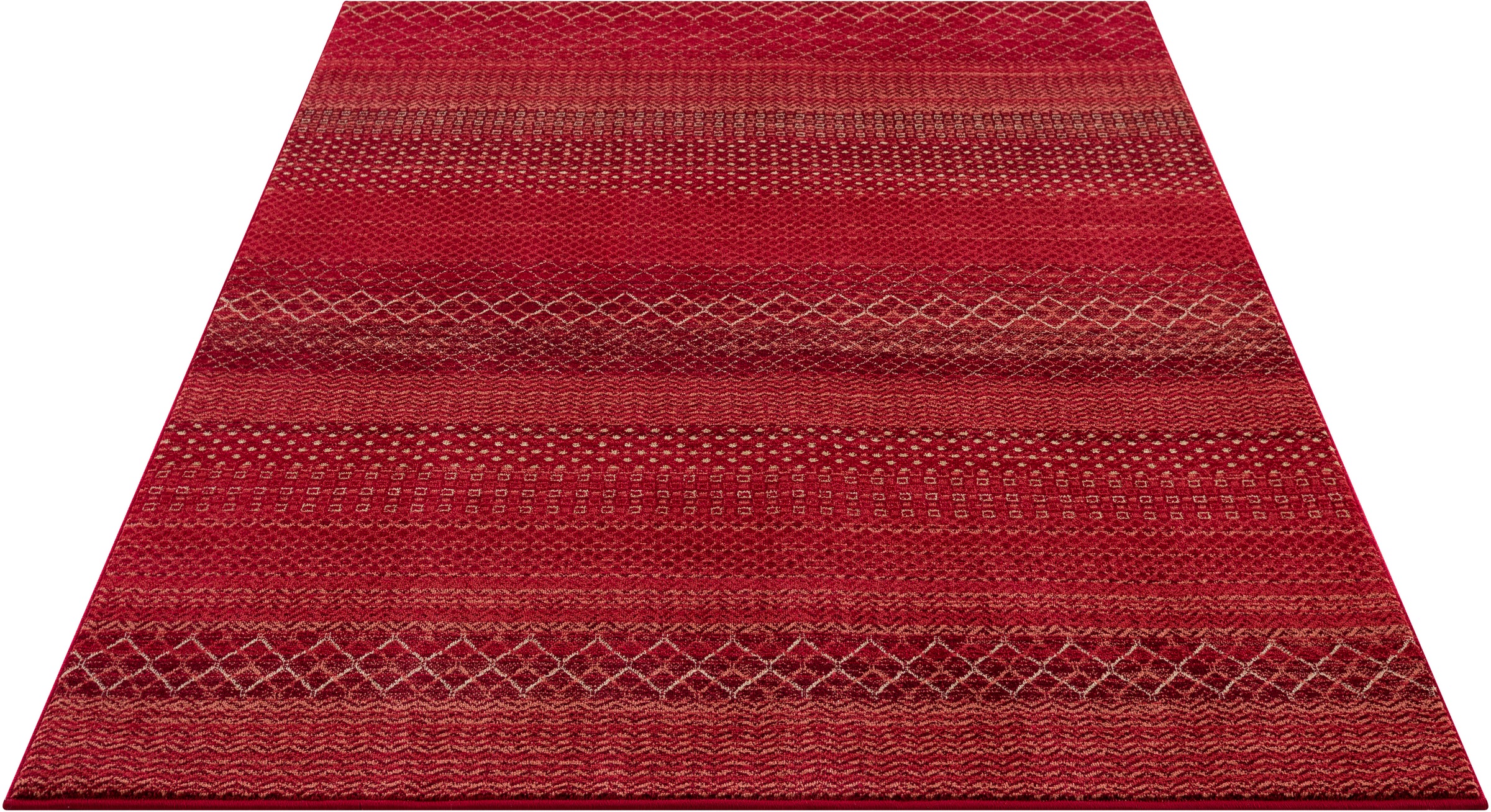 Image of Timbers Teppich »Wisconsin«, rechteckig, 22 mm Höhe, Boho Look, Berber-Optik, Rauten-Design, Wohnzimmer, Schlafzimmer, Esszimmer bei Ackermann Versand Schweiz