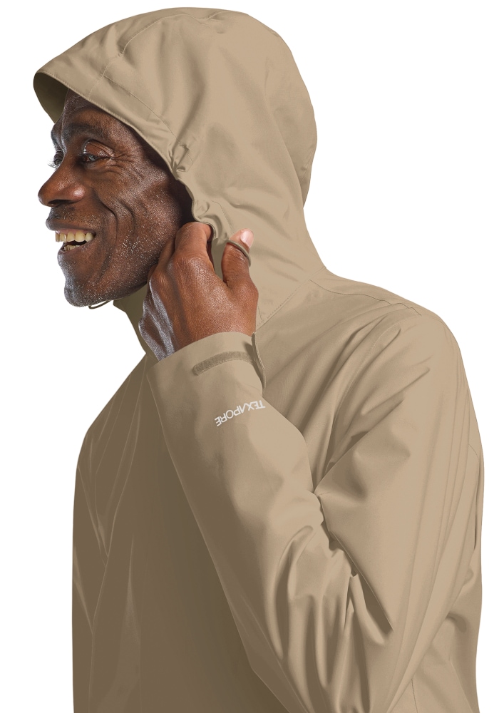 Jack Wolfskin Veste fonctionnelle »TRAILTIME 2L JKT M« avec capuche avec capuche rangée dans le col, imperméable, coupe-vent