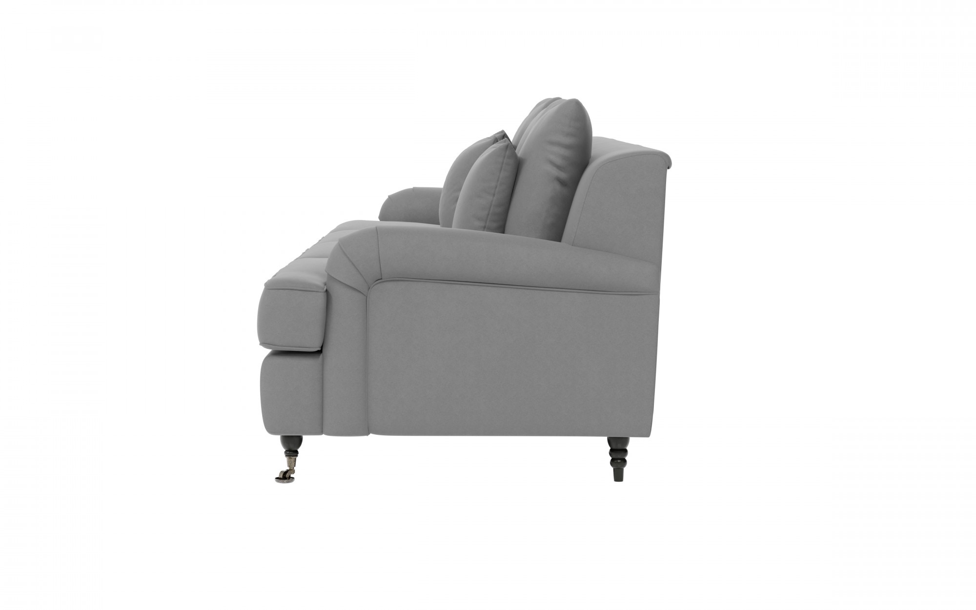 Guido Maria Kretschmer Home&Living Big-Sofa »NORIN«, zwei Fussarten: vorne - Rollen, hinten - Holzfüsse