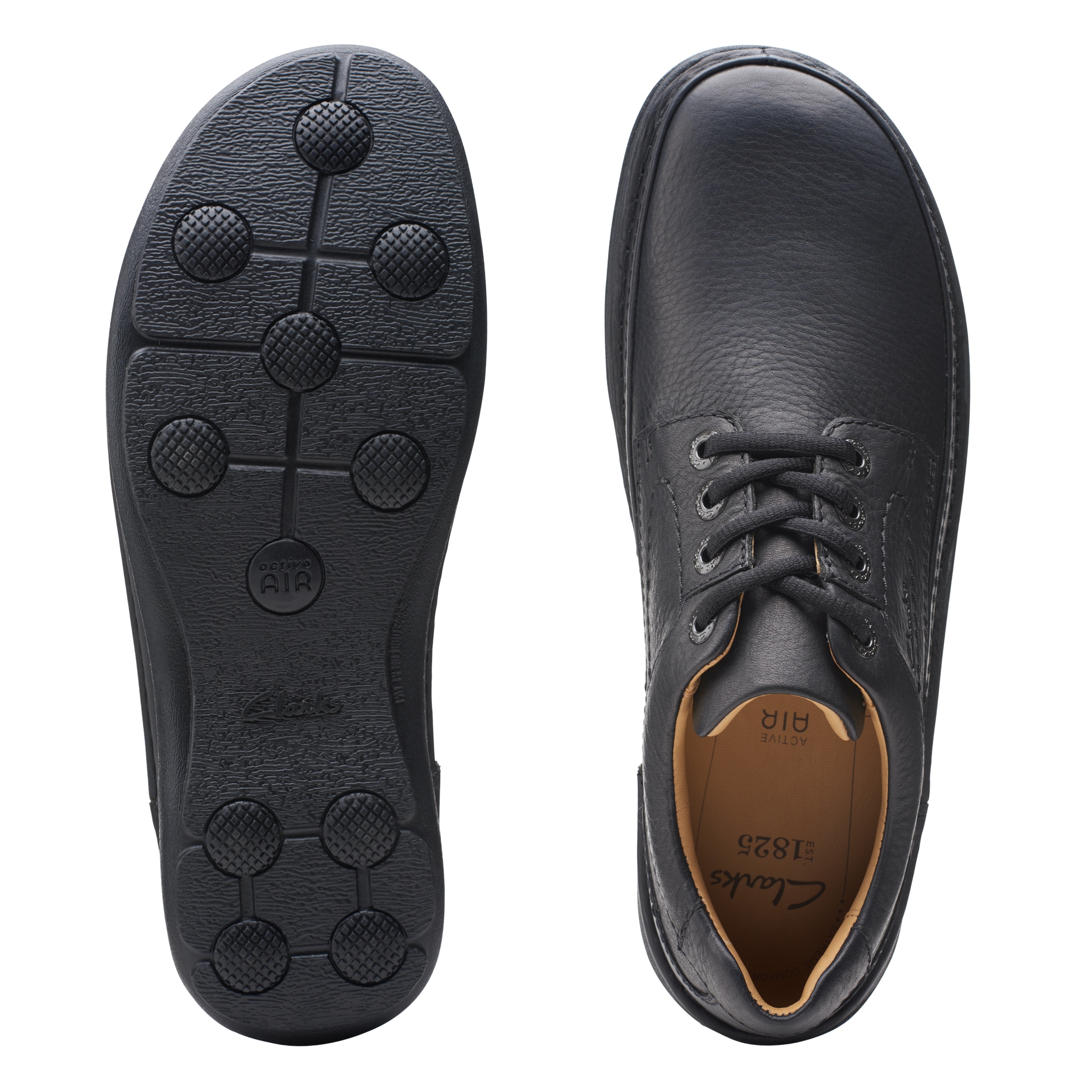 Clarks Schnürschuh »Nature Three«, Freizeitschuh, Halbschuh, Schnürschuh mit herausnehmbares Fussbett