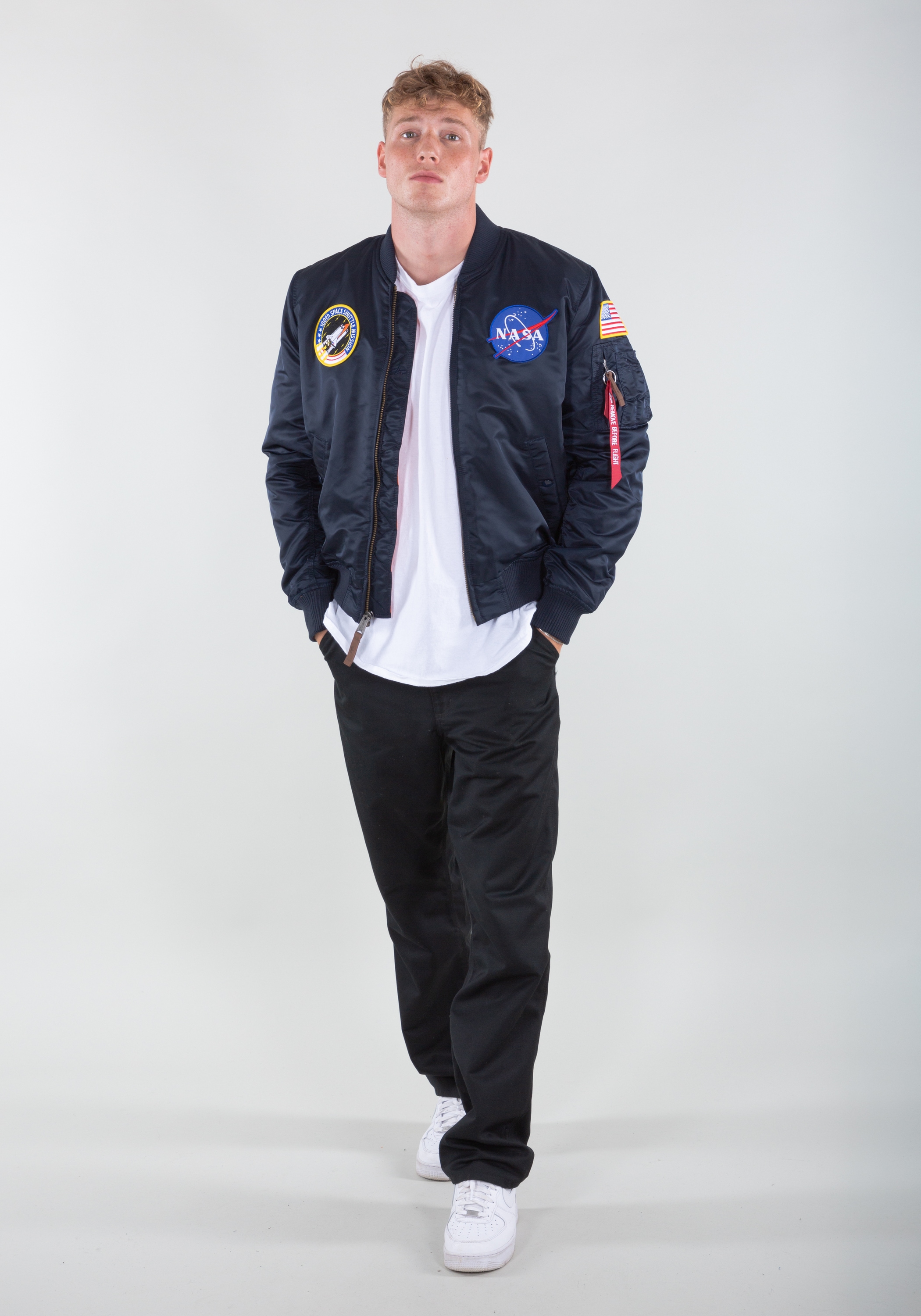 Alpha Industries Bomberjacke »Alpha Industries Men - Bomber Jackets MA-1 VF Vintage Fit NASA«