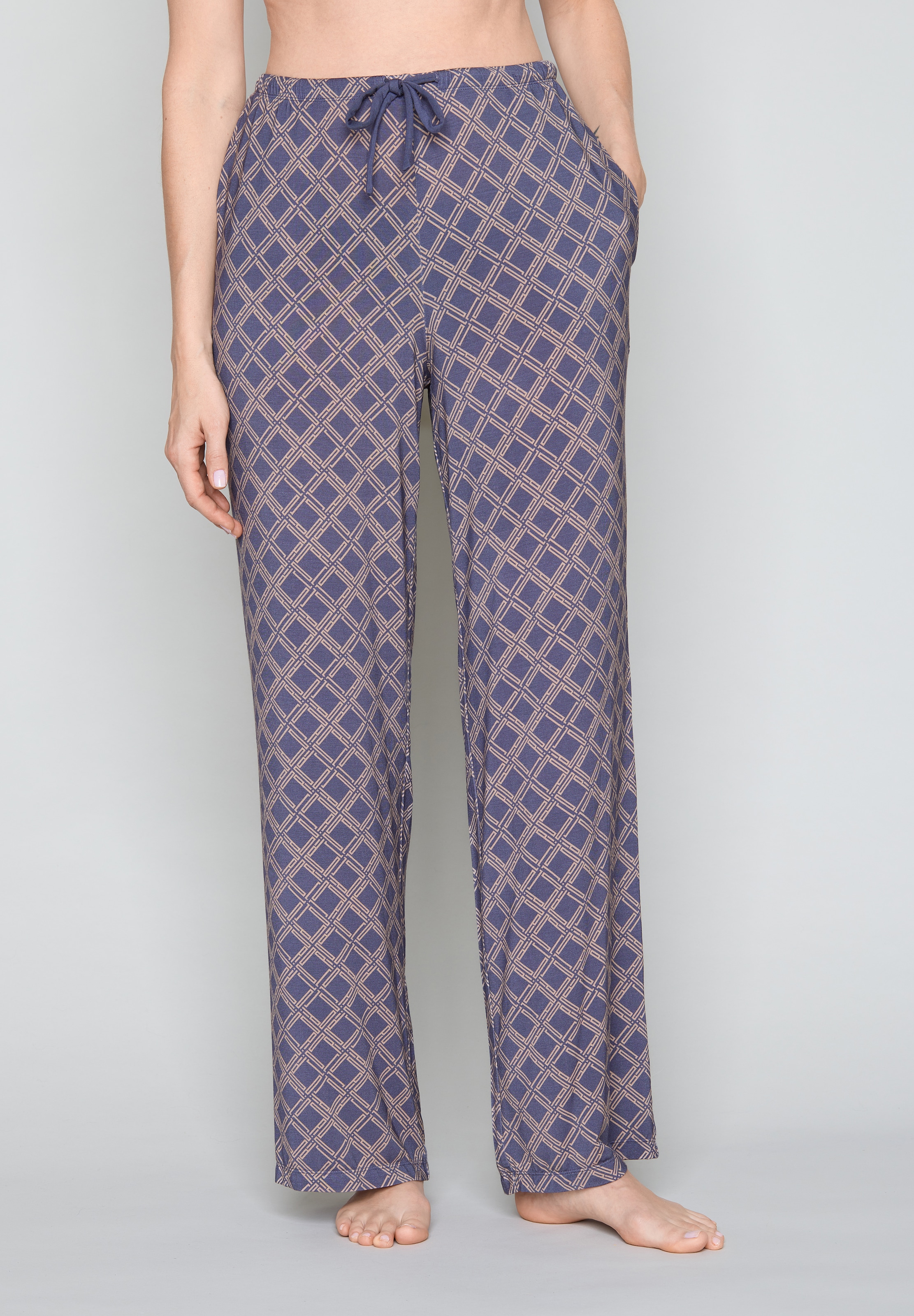 Image of JOOP Pyjamahose gerade Beinform, mit geometrischem Print