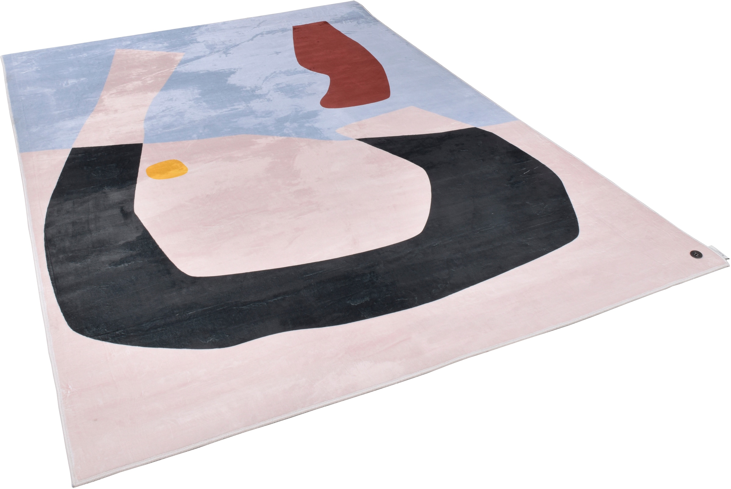 TOM TAILOR HOME Teppich »Shapes - ONE« rechteckig 5 mm Höhe Kurzflor, bedruckt, modernes Design