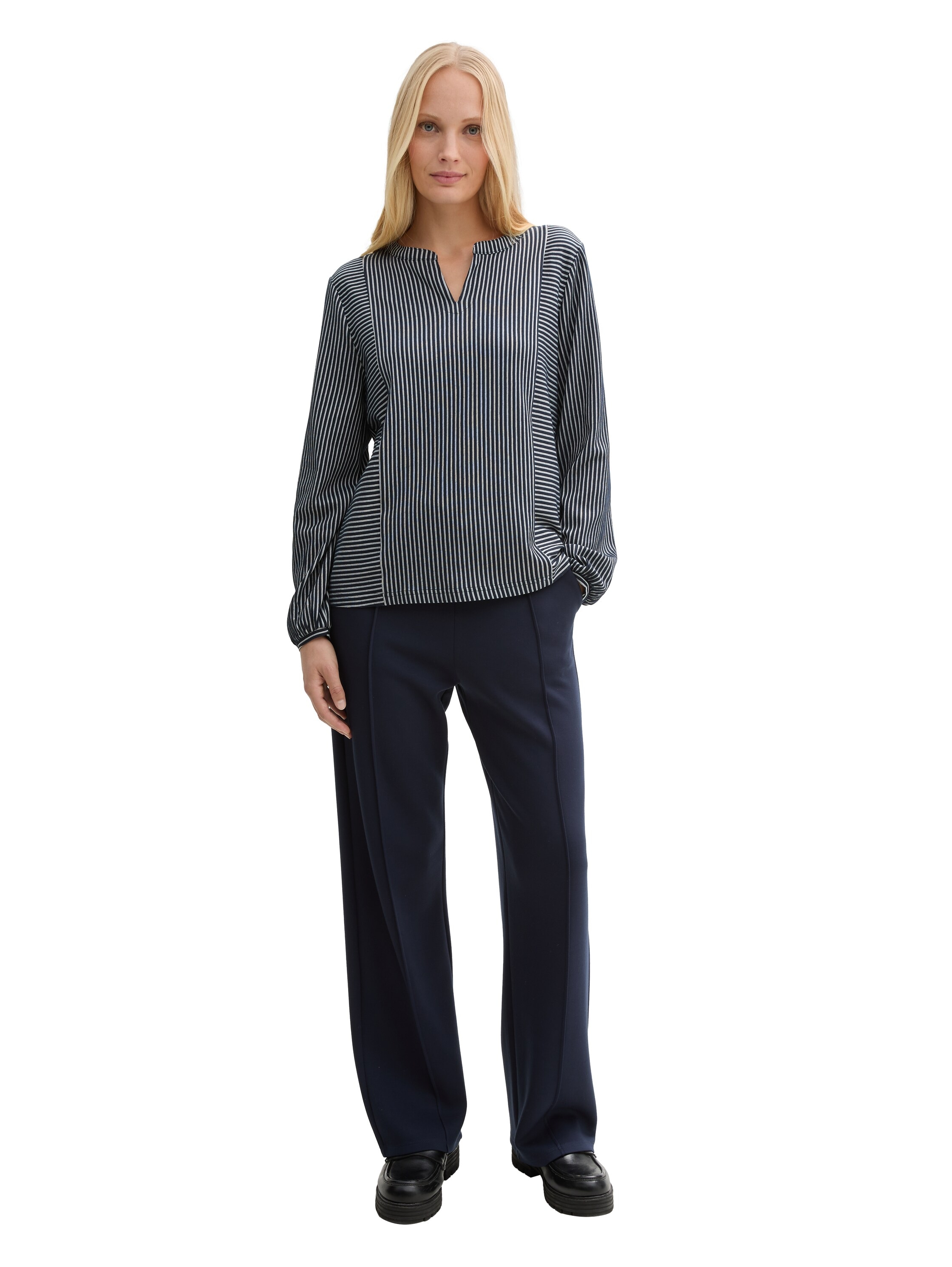 TOM TAILOR Ballonshirt, mit Streifen