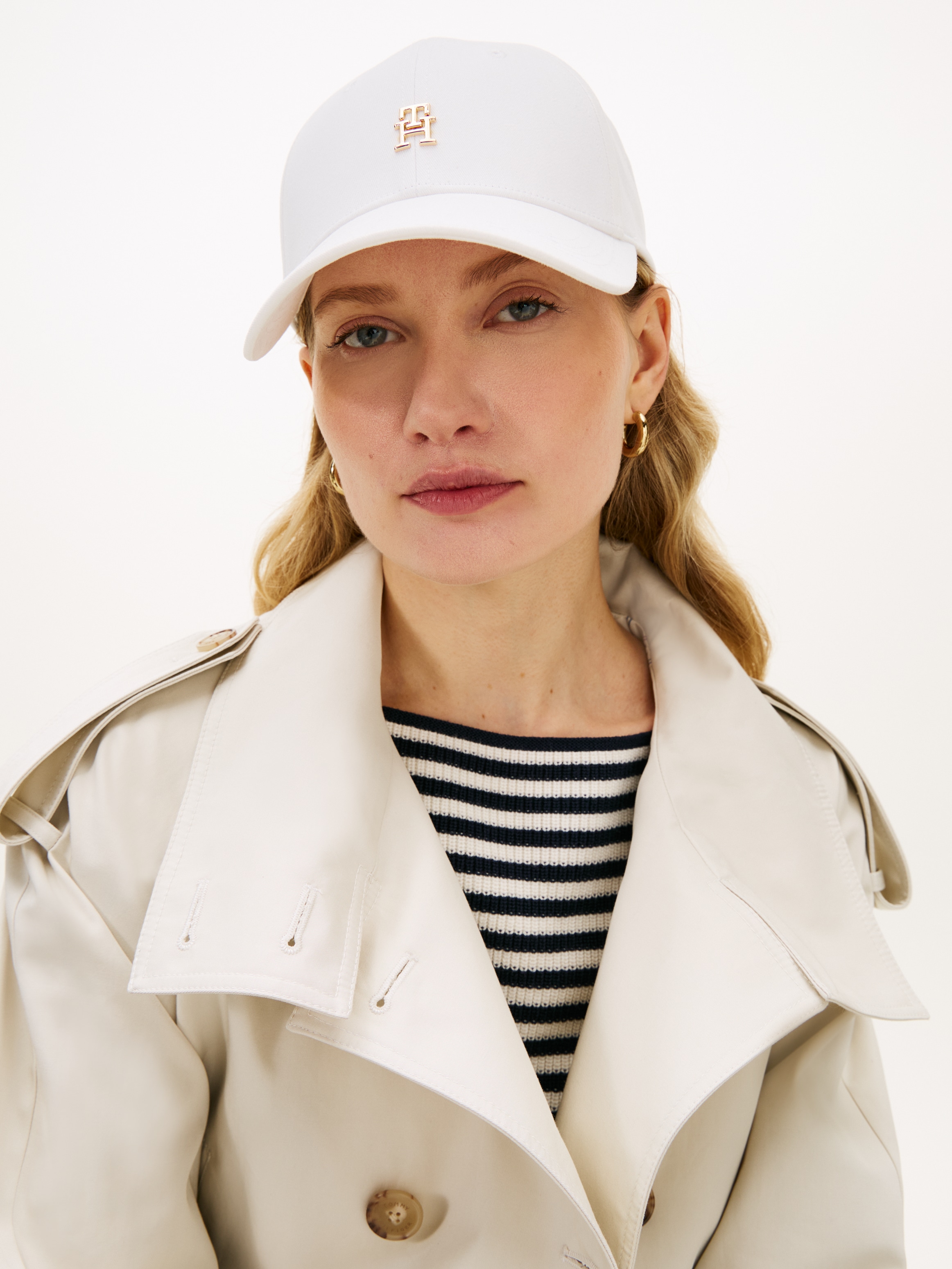 Tommy Hilfiger Casquette de baseball »ELEVATED CHIC CAP« Mit festem Schirm