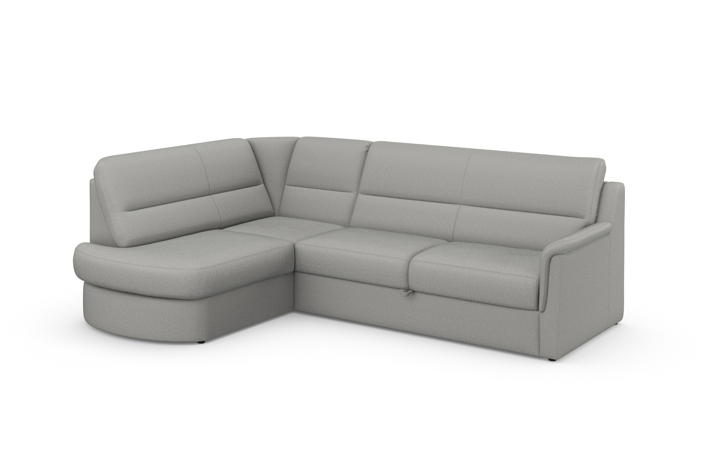 sit&more Ecksofa »Panini L-Form«, wahlweise mit Vorziehsitz und Bettkasten