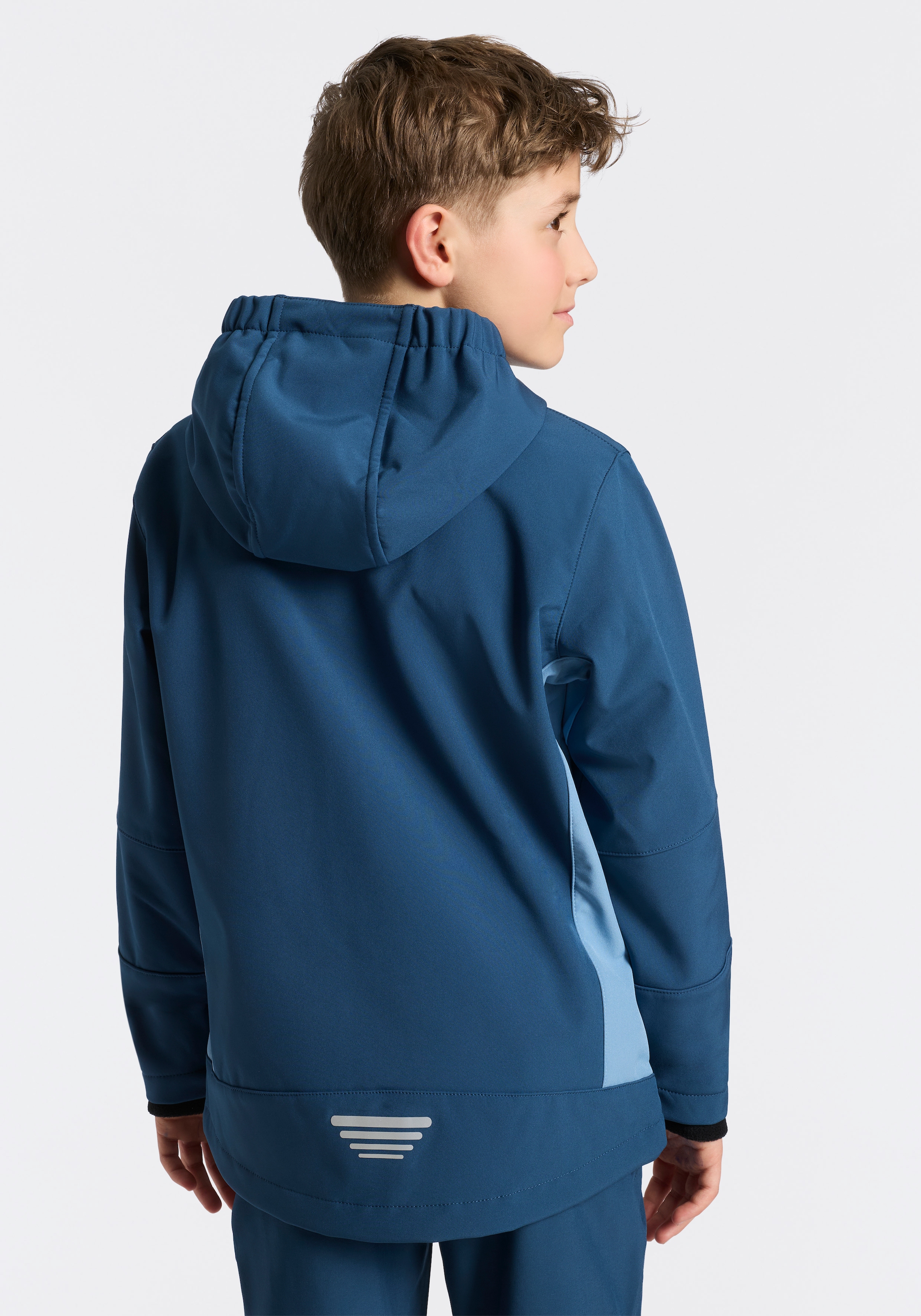 CMP Veste softshell »KID  SOFTSHELL JACKET FIX HOOD« mit Kapuze mit Clima Protect Membran, wasserabweisend, atmungsaktiv