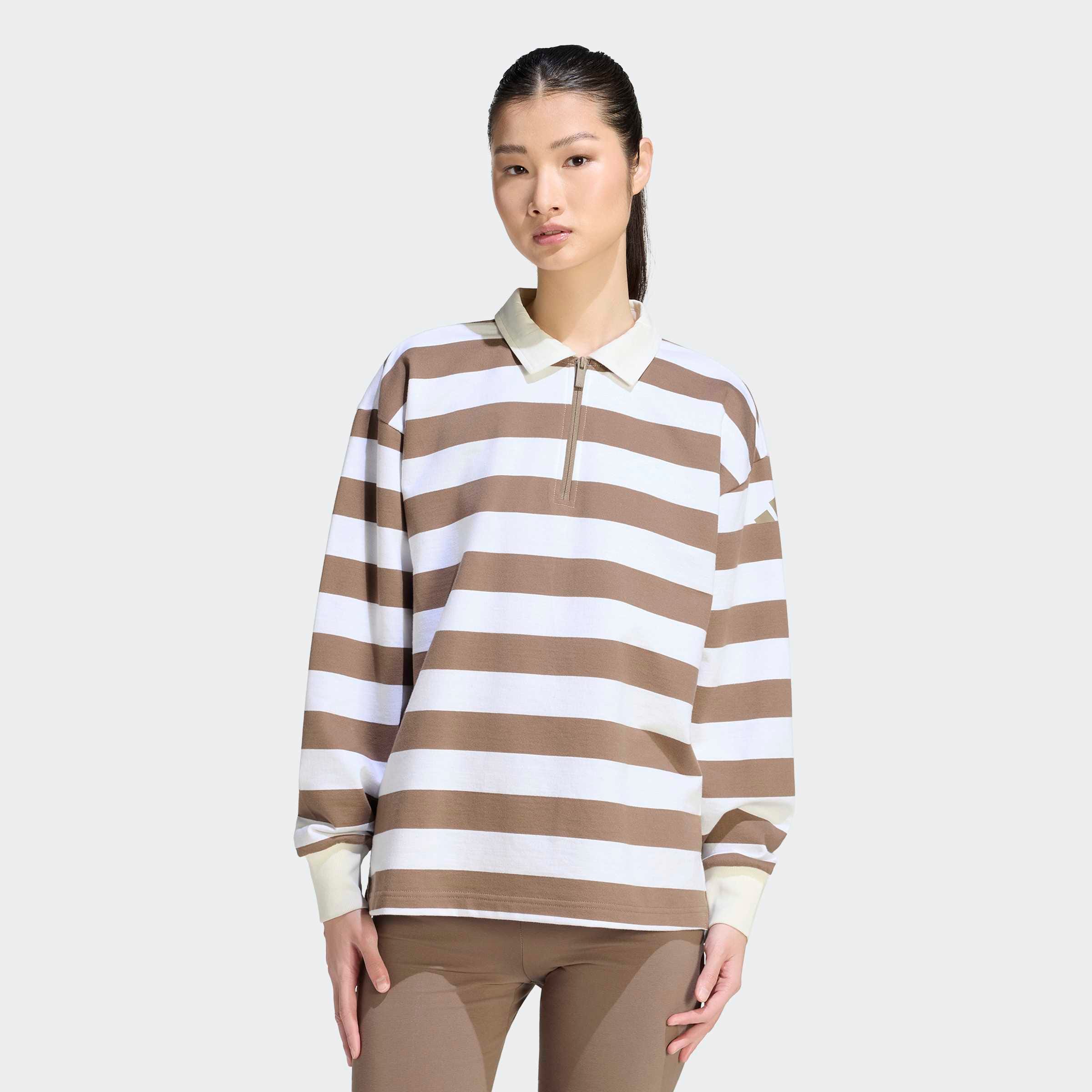 adidas Sportswear Polo »ESSENTIALS CONTEMPORARY FRENCH TERRY LANGARM«