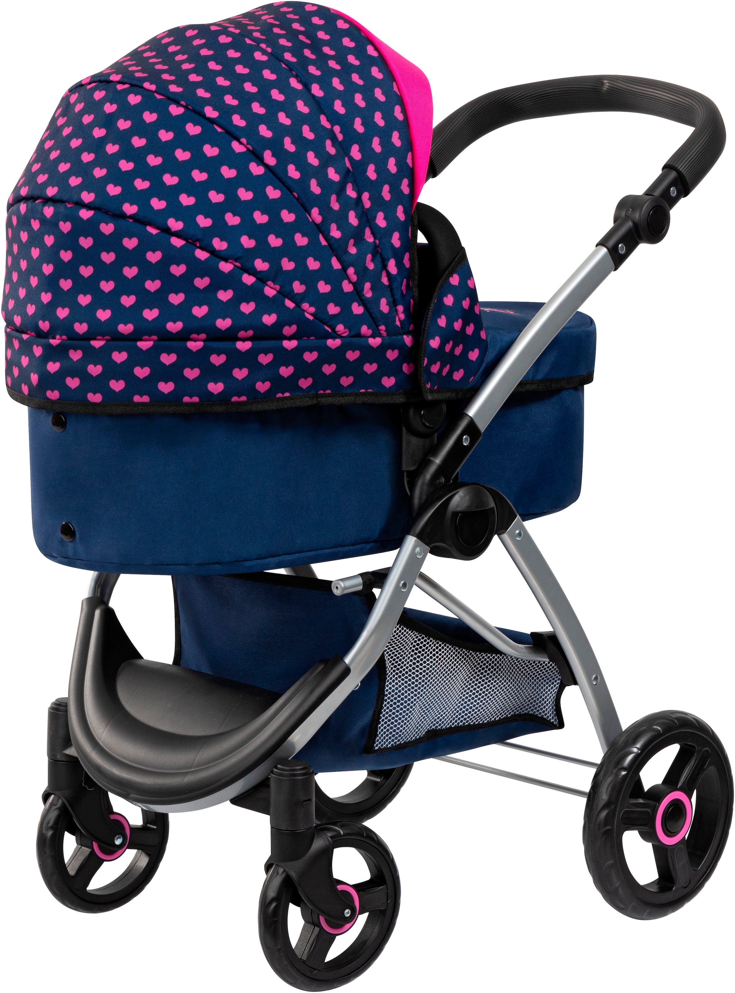 Bayer Kombi-Puppenwagen »City Max blau« mit Wickeltasche