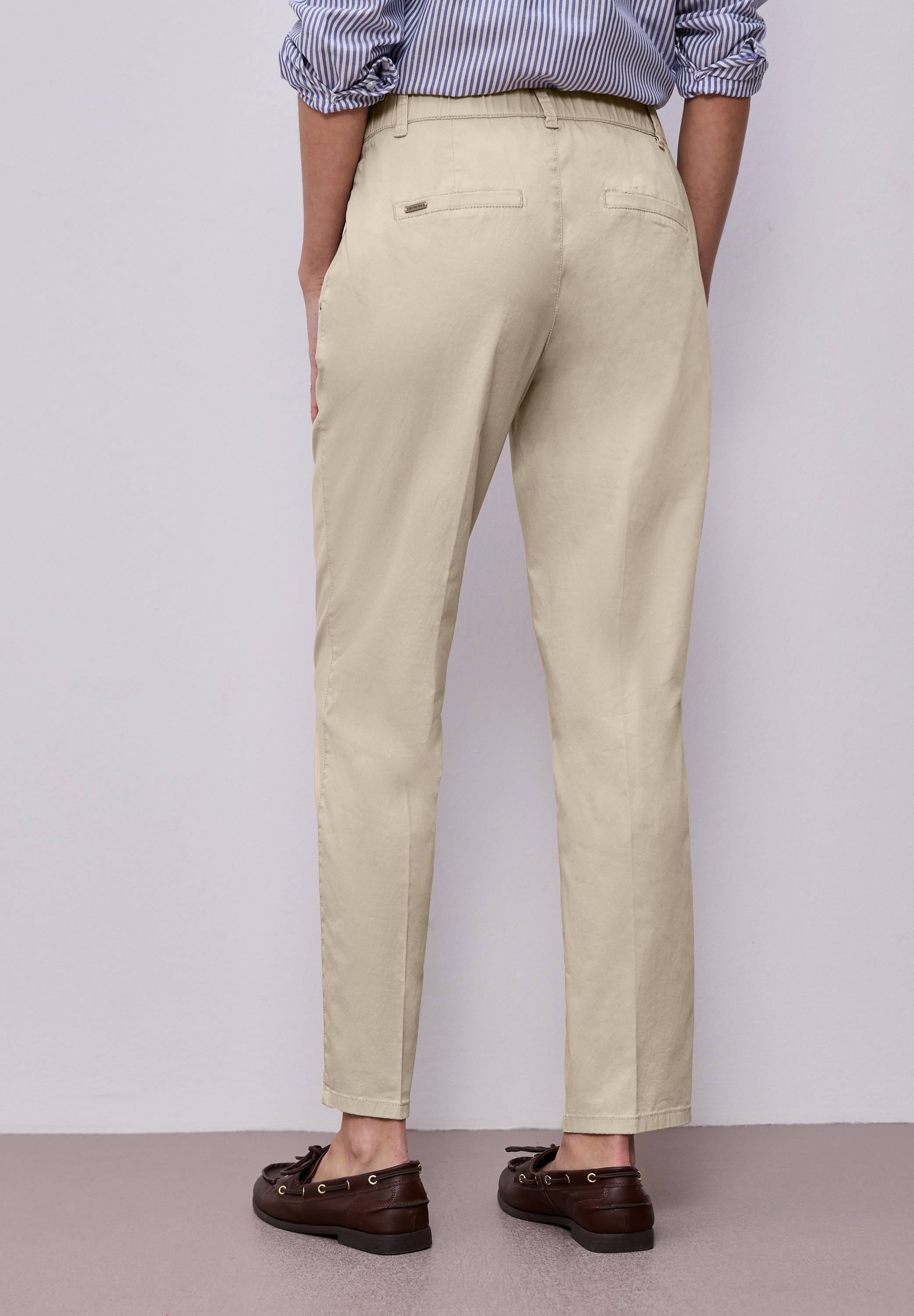STREET ONE Chinos  en tissu sergé