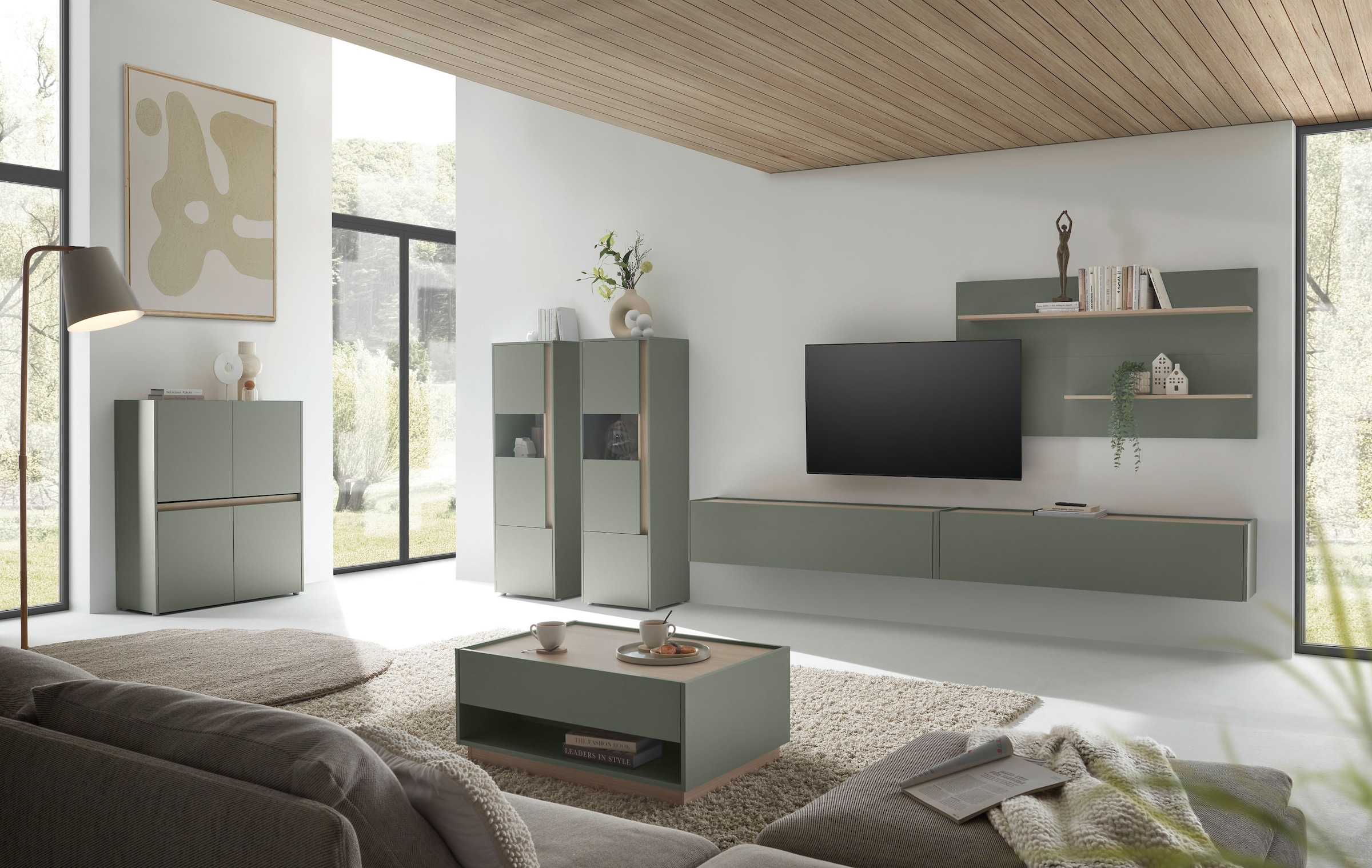 Home affaire Highboard »City/Giron, moderner Schrank, Kommode, Stauraumschrank, Hochschrank« zeitlos, modern, ausreichend Stauraum, vielseitig einsetzbar