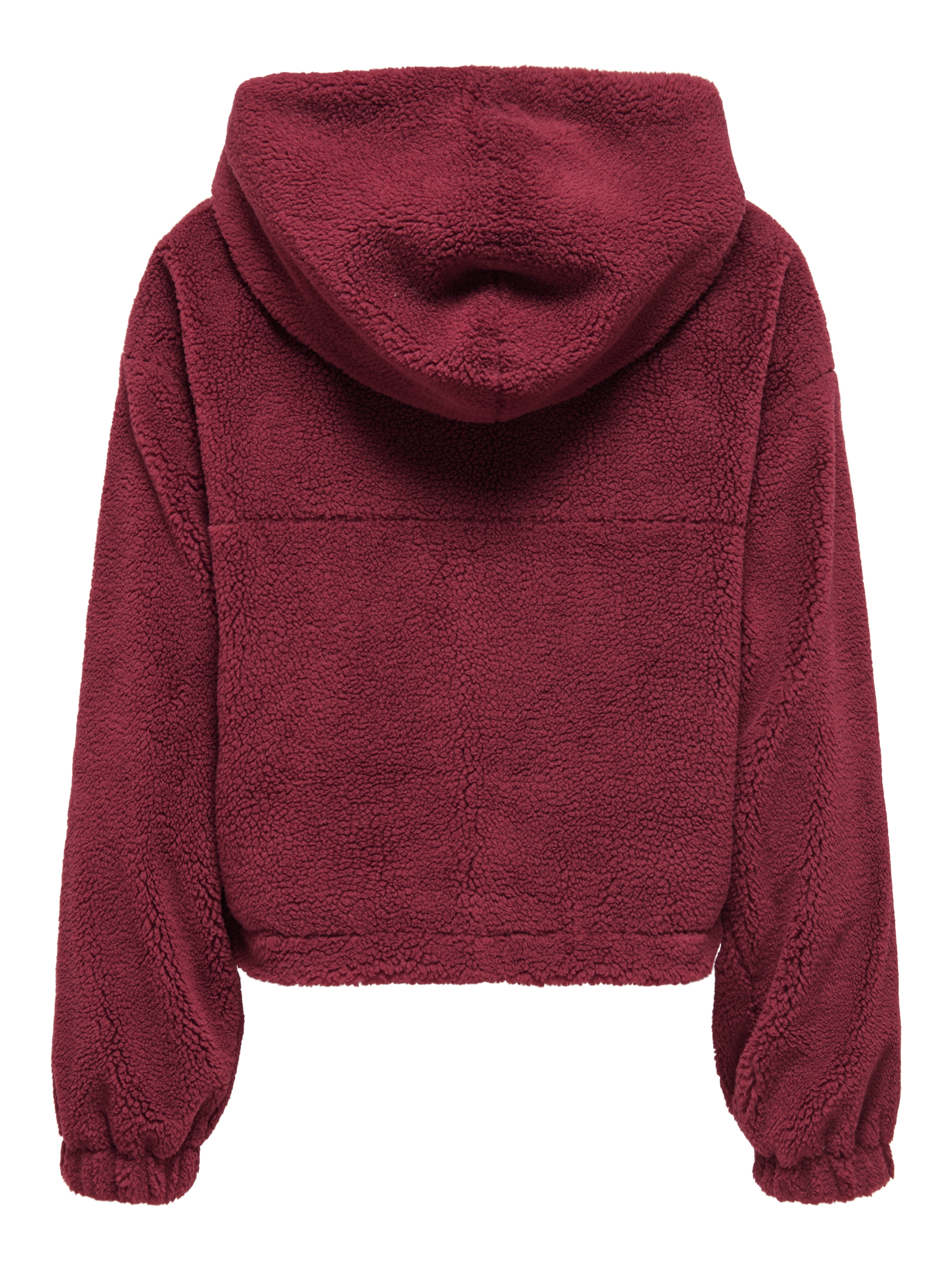ONLY Fleecejacke »ONLSIENA TEDDY ANORAK LIFE CC OTW«, mit Kapuze