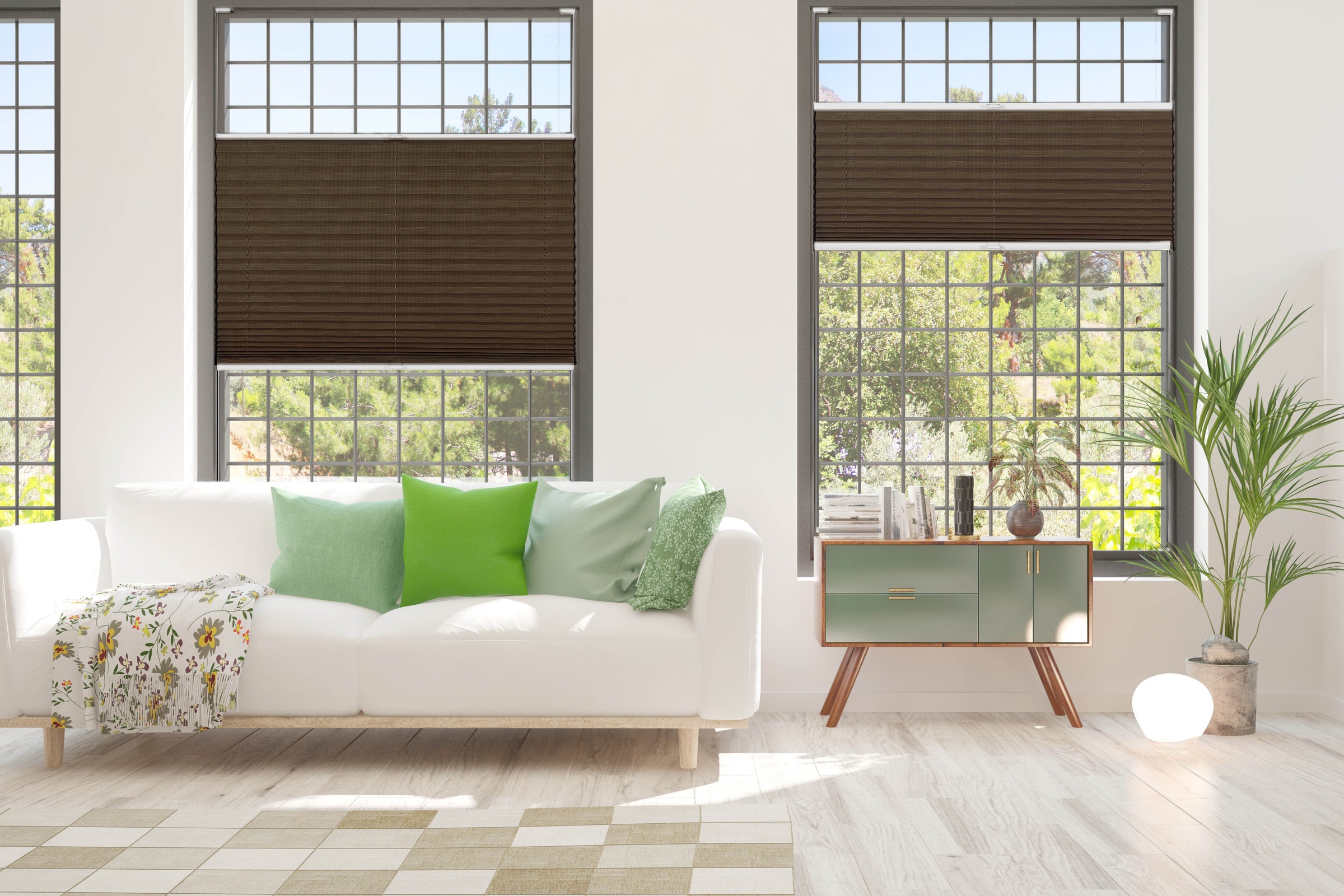 Image of mydeco Plissee nach Mass »Bamboo«, blickdicht, mit Bohren, verspannt bei Ackermann Versand Schweiz