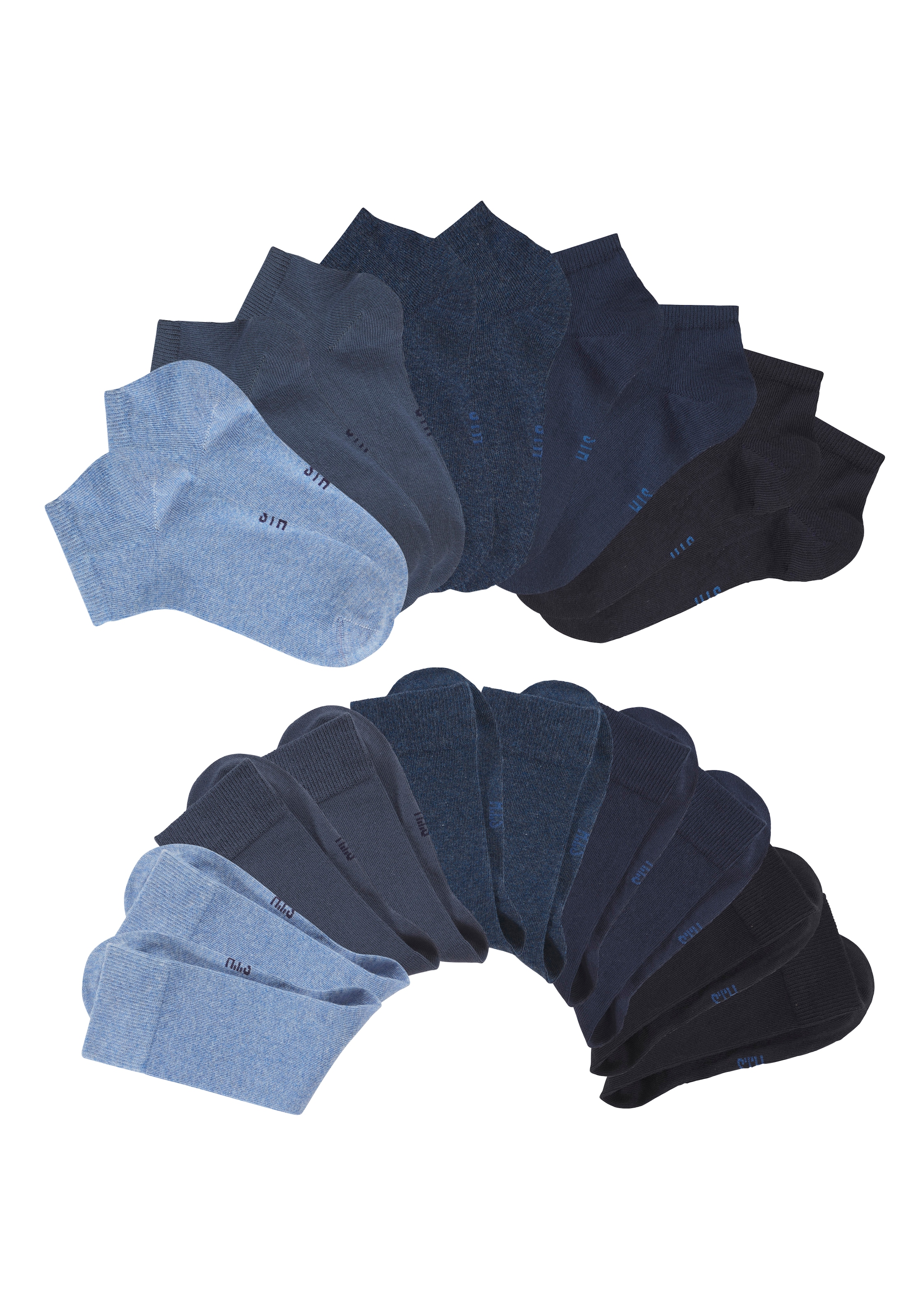 H.I.S Basicsocken Packung, 20 Paar tlg. zwei Längen im Kombi Pack