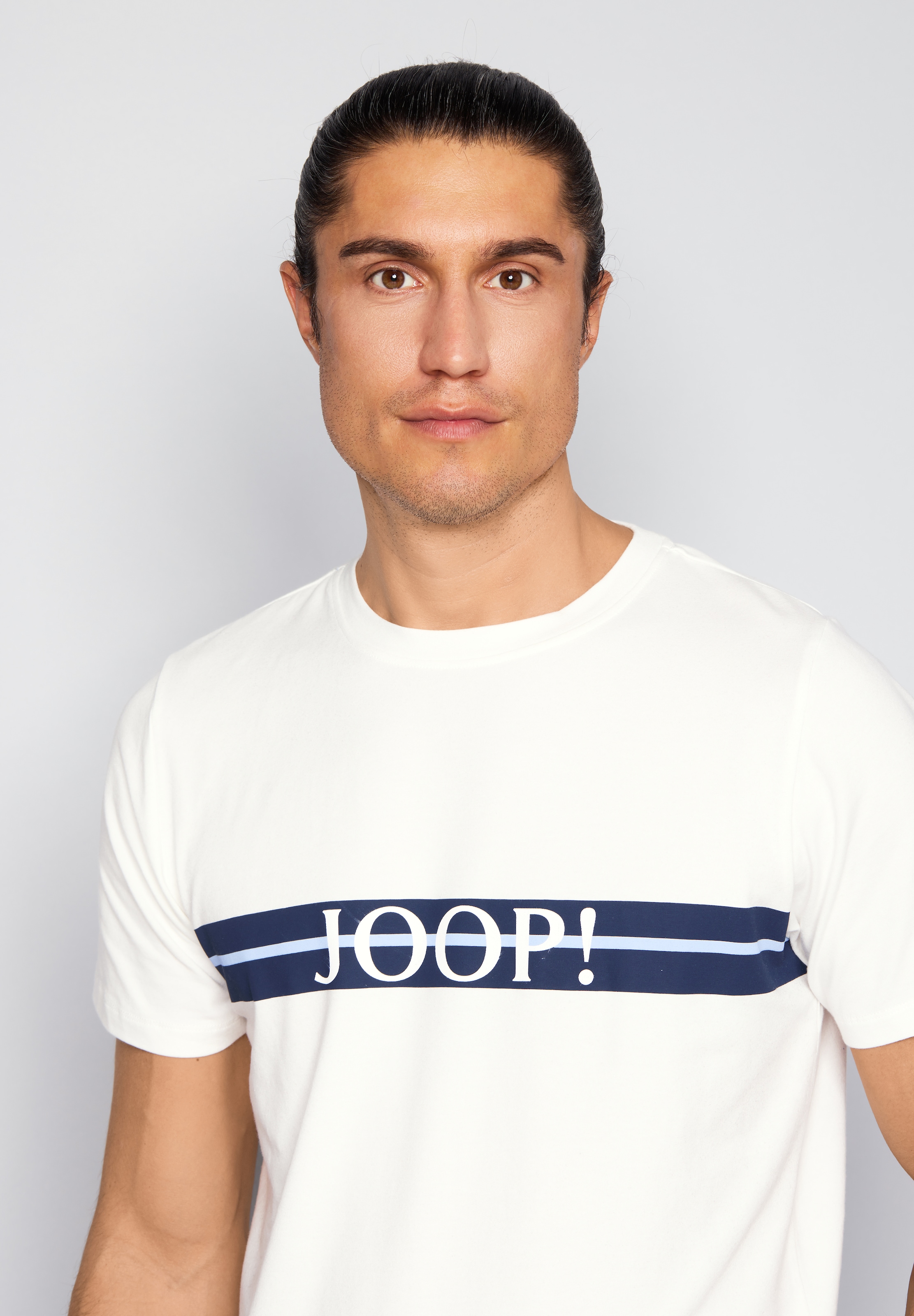 JOOP! Shorty »Core« 2 pièces mit kurzem Arm, Rundhalsausschnitt und seitlichen Taschen