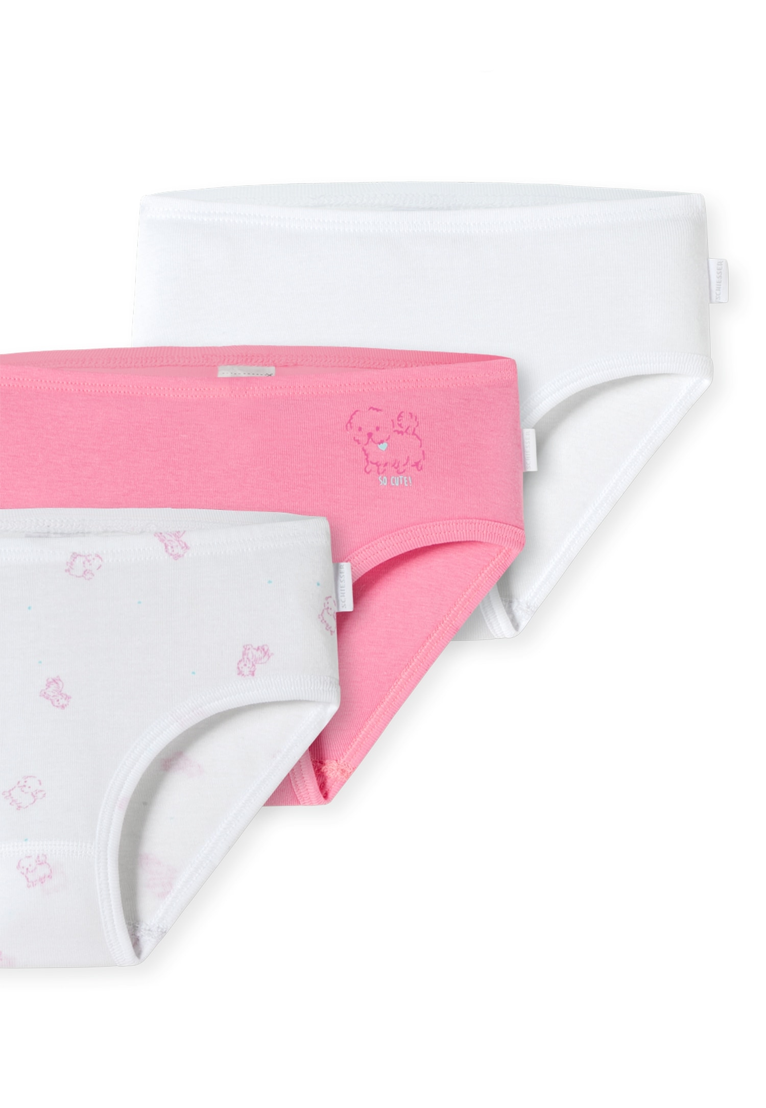 Schiesser Slip de hanche »Original Classics« 3er-Pack,  mit kleinem Motiv am Bund