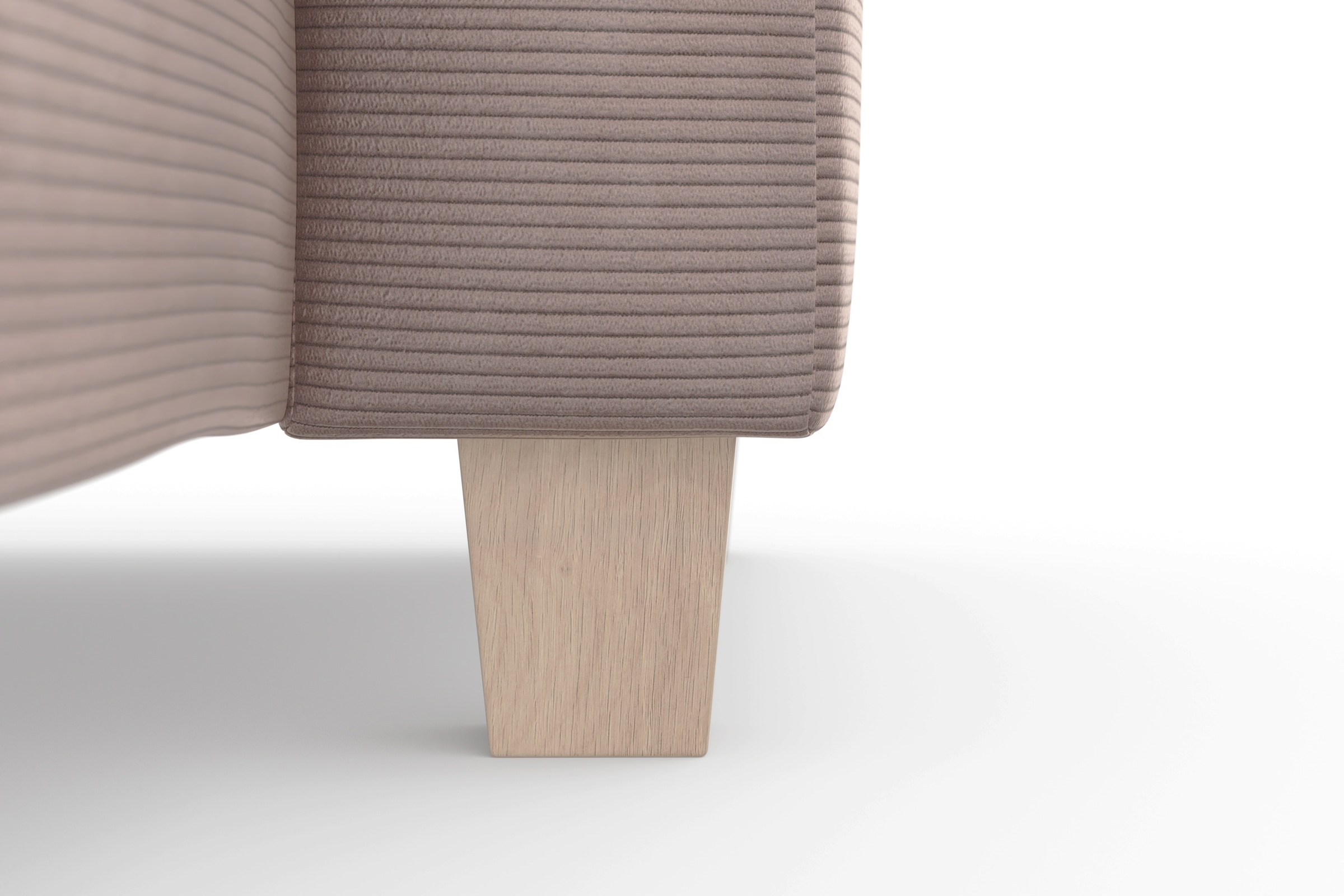 Home affaire Ecksofa »Summer L-Form«, mit Recamiere, mit oder ohne Bettfunktion und Bettkasten, Cord-Bezug