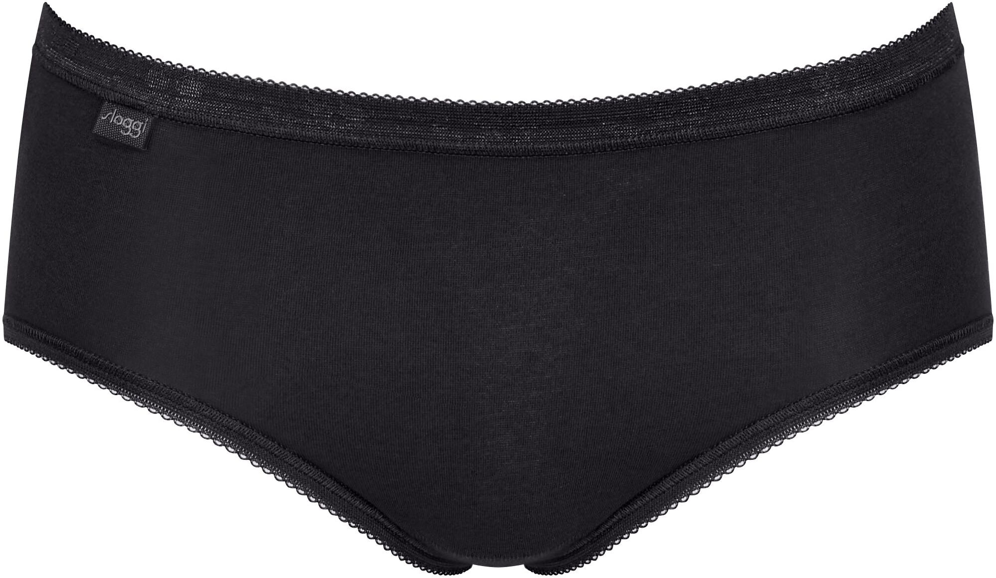 sloggi Midislip »Basic+«, (3er Pack), Baumwollmix, klassischer Stil, mittelhoher Bund, Softnähte