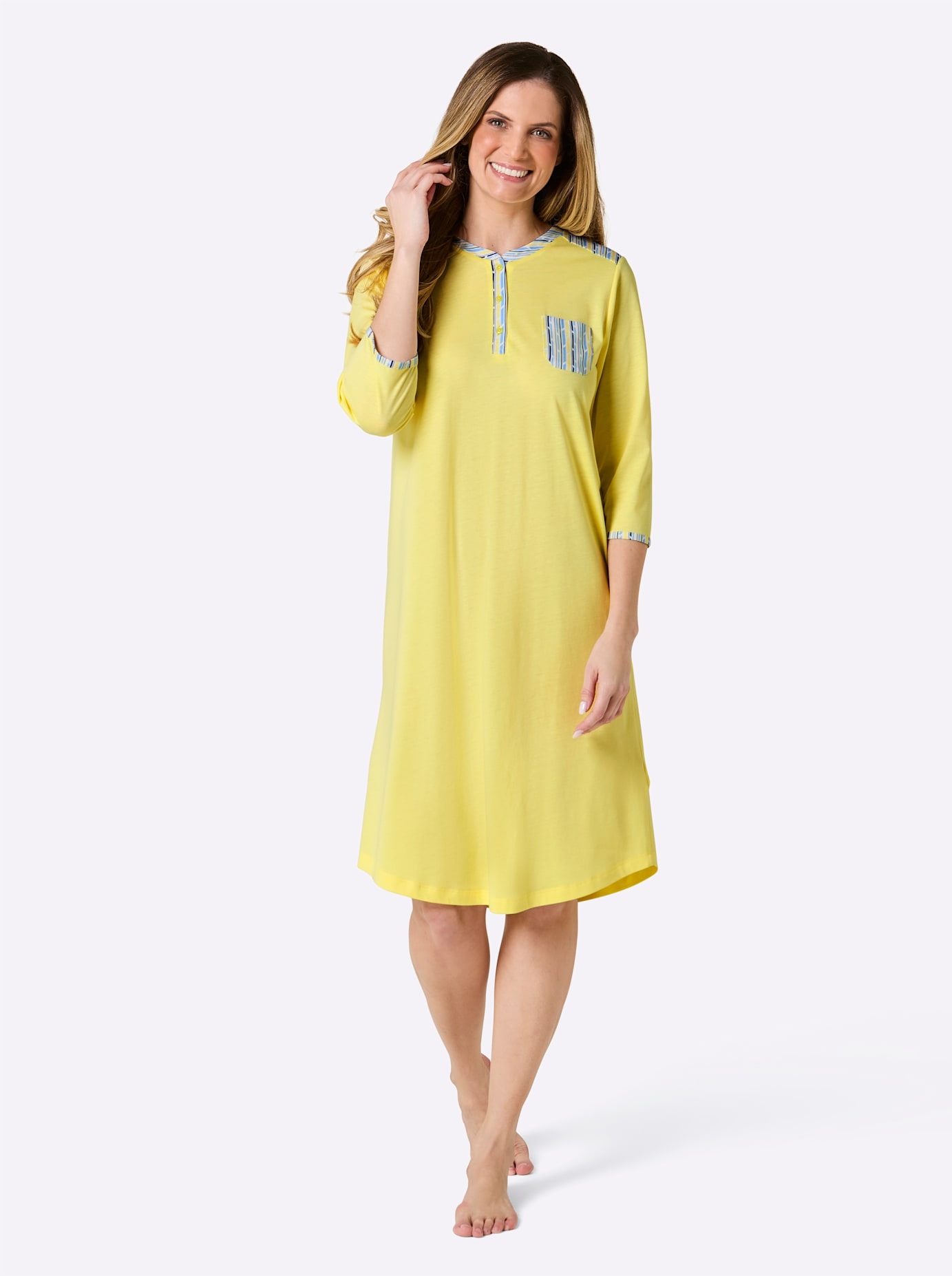 wäschepur Nachthemd »Nachthemd« Brusttasche