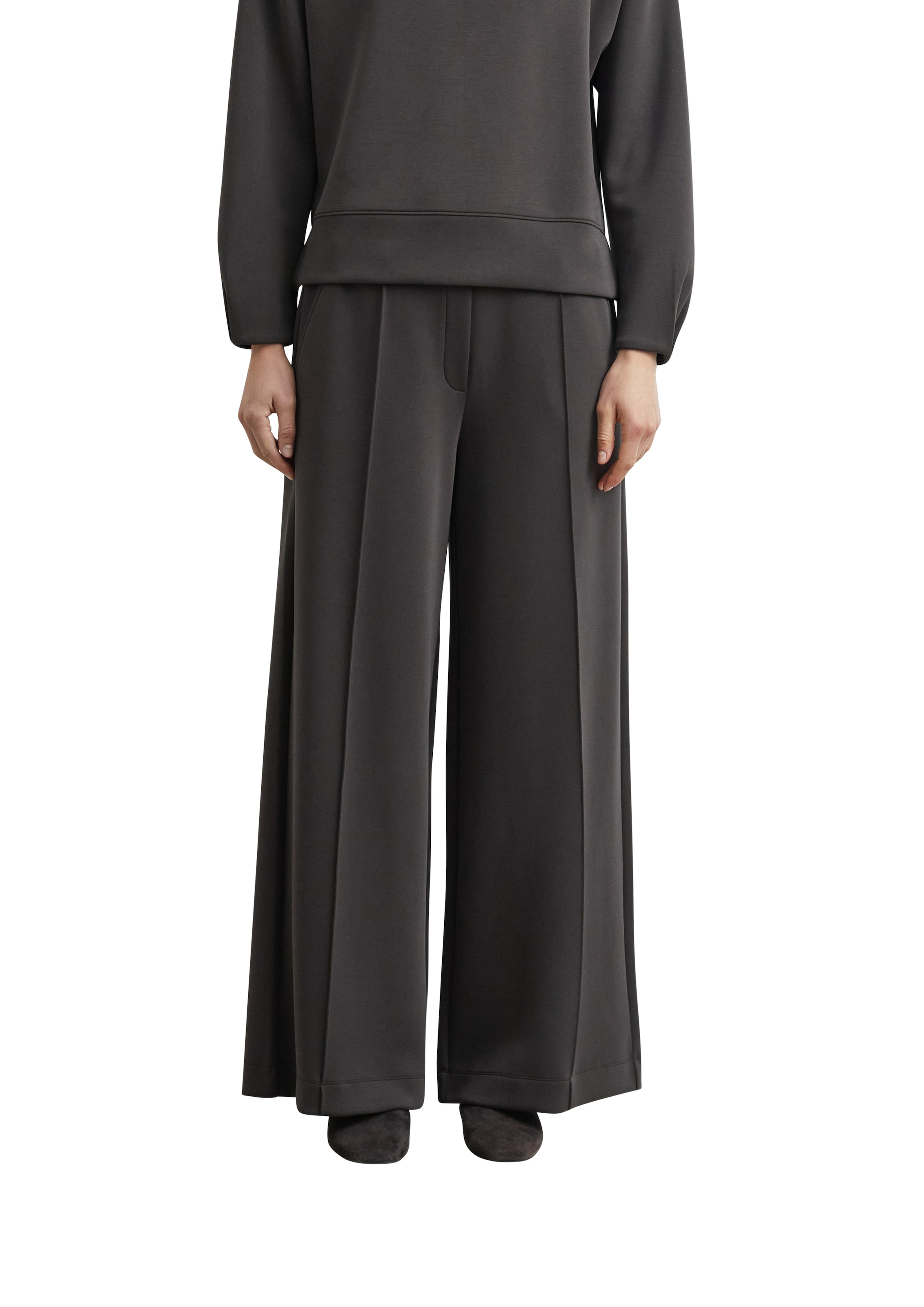 Comma Schlupfhose  mit weitem Bein, Stretch