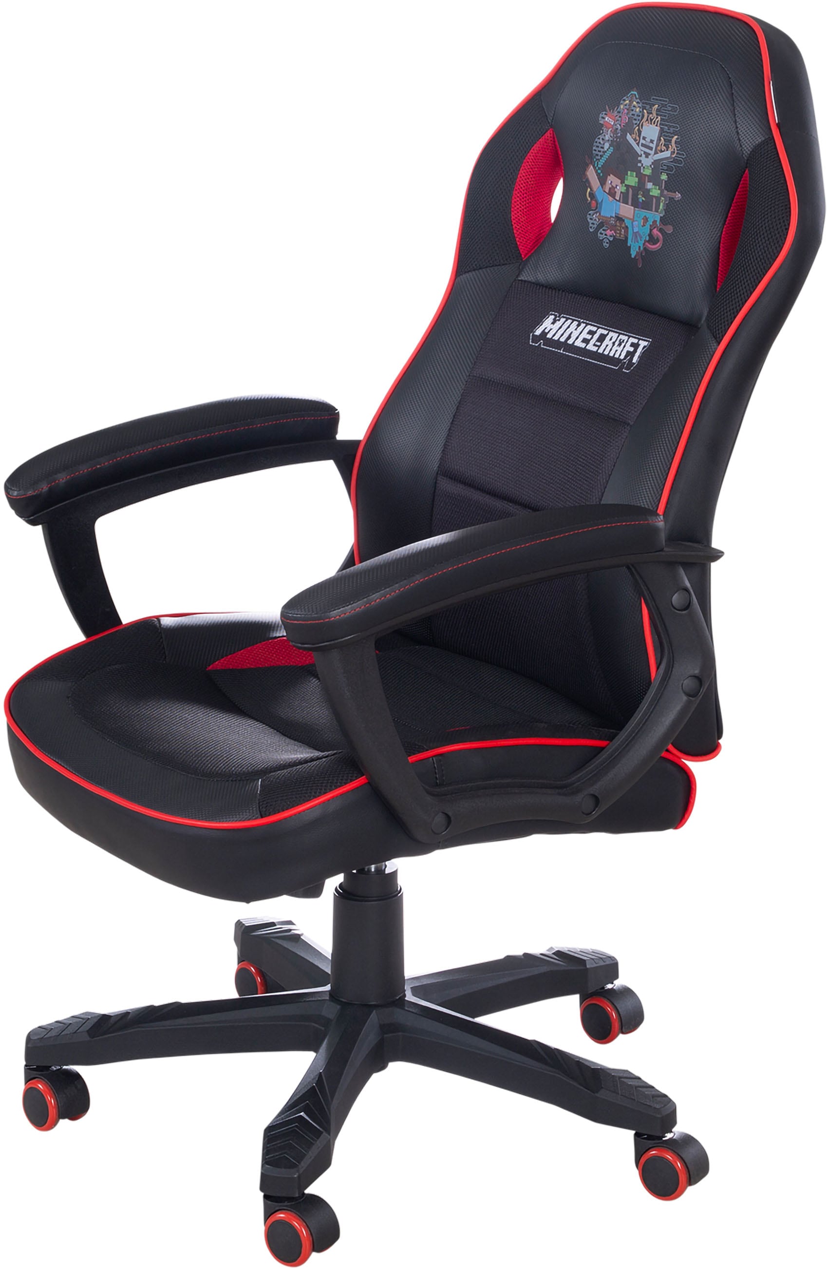 Image of Phoenix Gaming-Stuhl () 1 Stk.rote Absetzungen, Racing Chair