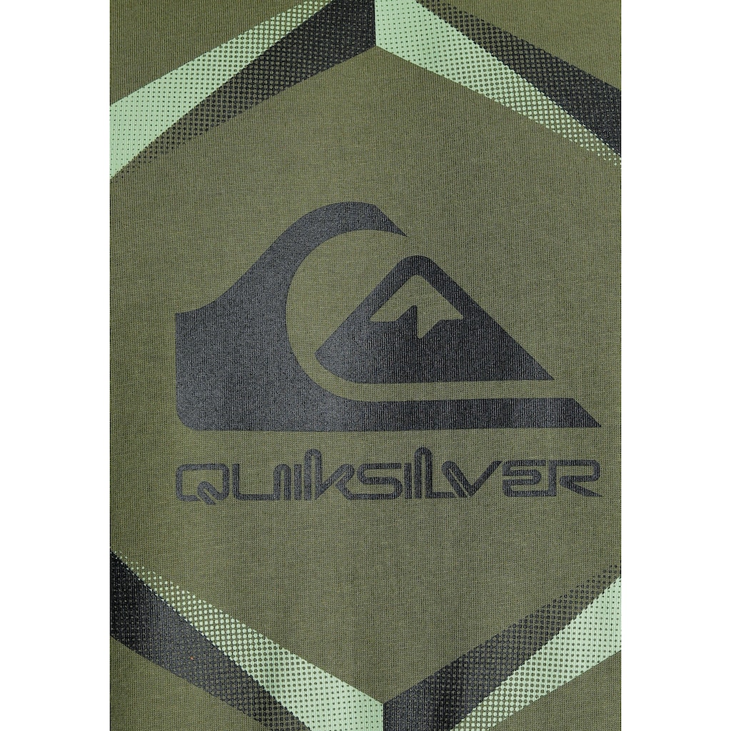 Quiksilver Langarmshirt »Herren Doppelpack mit Logodruck«, (Packung, 2 tlg.)
