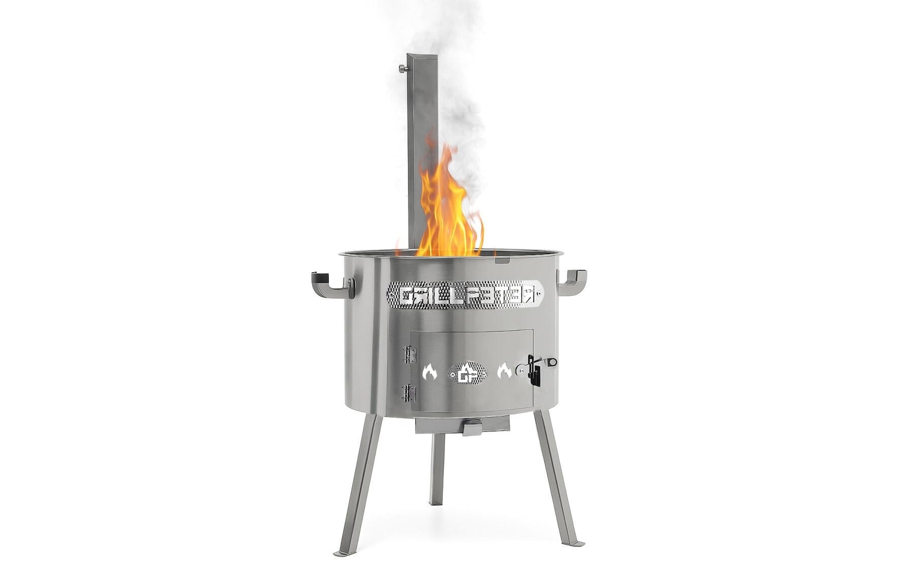 Feuerstelle "GRILLPETER Timur 45 cm,12-22 L" Vielseitig nutzbar als Feuerkorb oder Feuertonne