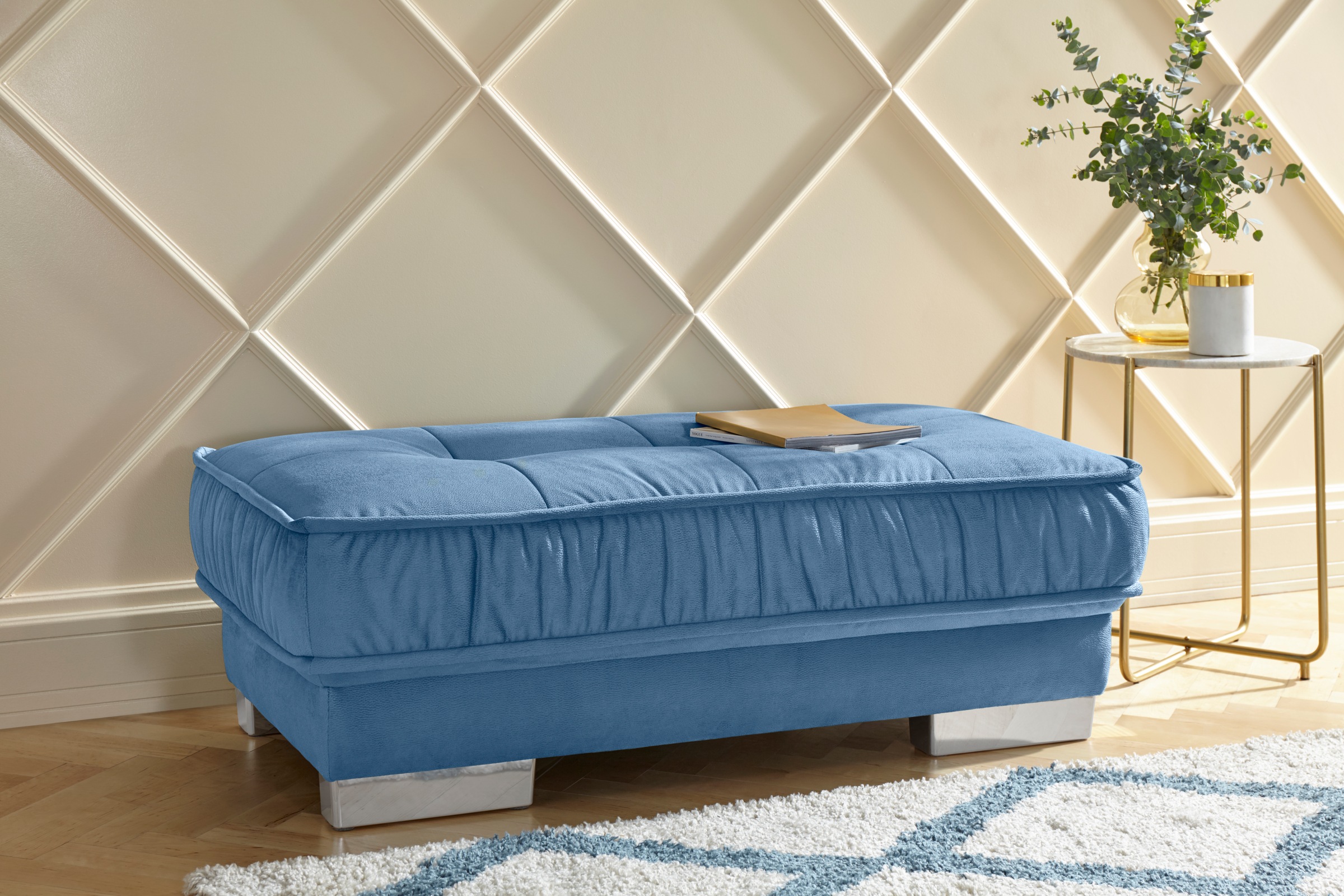 Image of Leonique Polsterhocker »Diwan Luxus«, mit besonders hochwertiger Polsterung für bis zu 140 kg pro Sitzfläche bei Ackermann Versand Schweiz