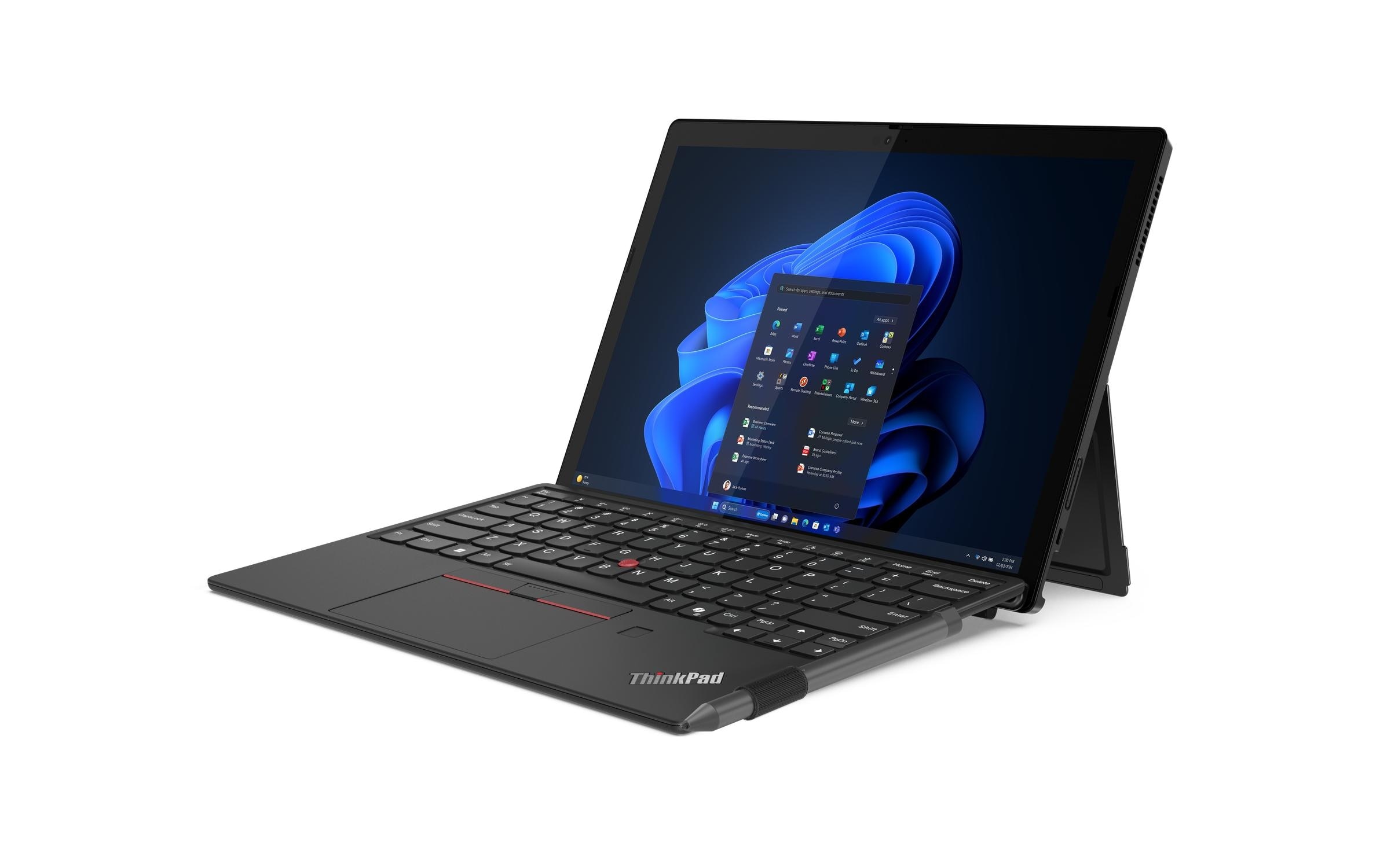 Lenovo Notebook »ThinkPad X12 Gen.2 (Intel), 4G/LTE«, 31,12 cm, / 12,3 Zoll, Intel, Core Ultra 7, 512 GB SSD