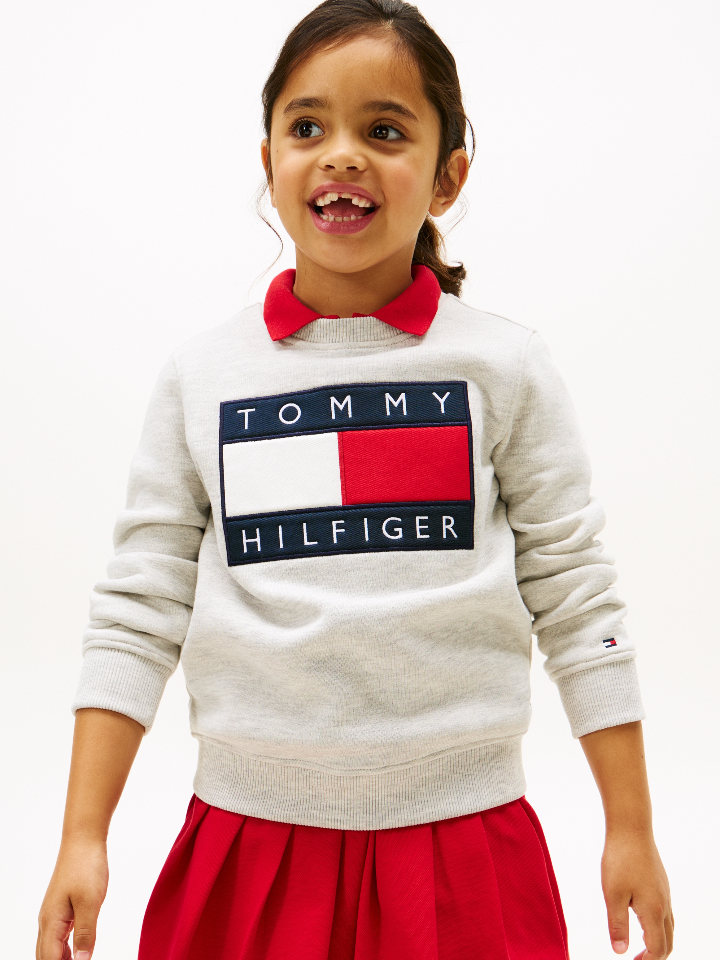 Tommy Hilfiger Sweatshirt , Kinder bis 16 Jahre, mit Rundhalsausschnitt
