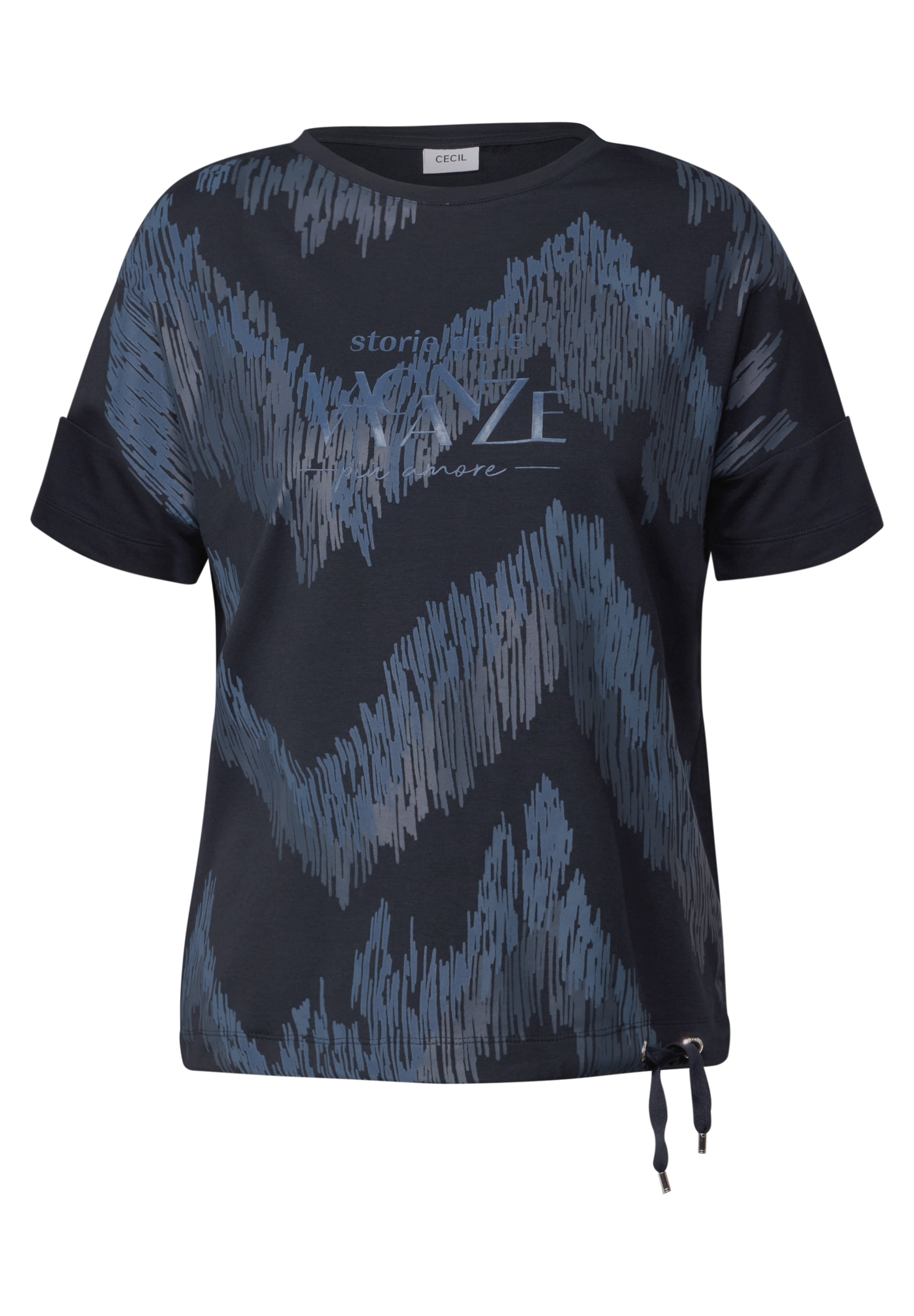 Cecil Print-Shirt, mit Wording
