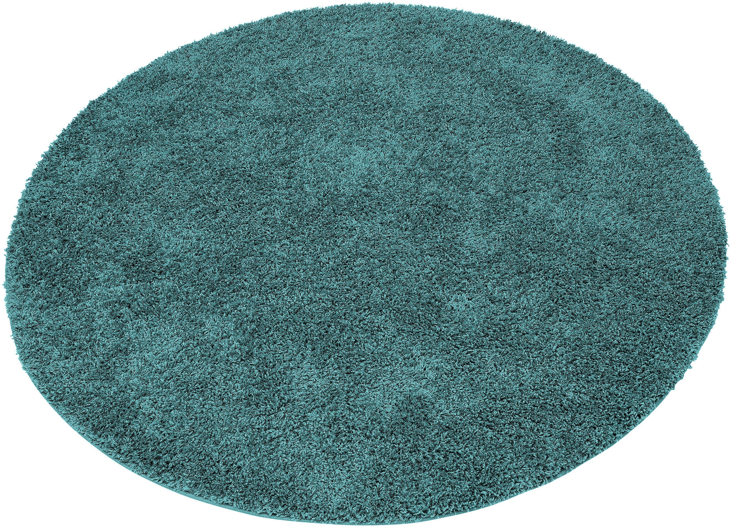 Home affaire Teppich »Shaggy 30«, rund, Teppich in Uni-Farben, besonders weich und kuschelig