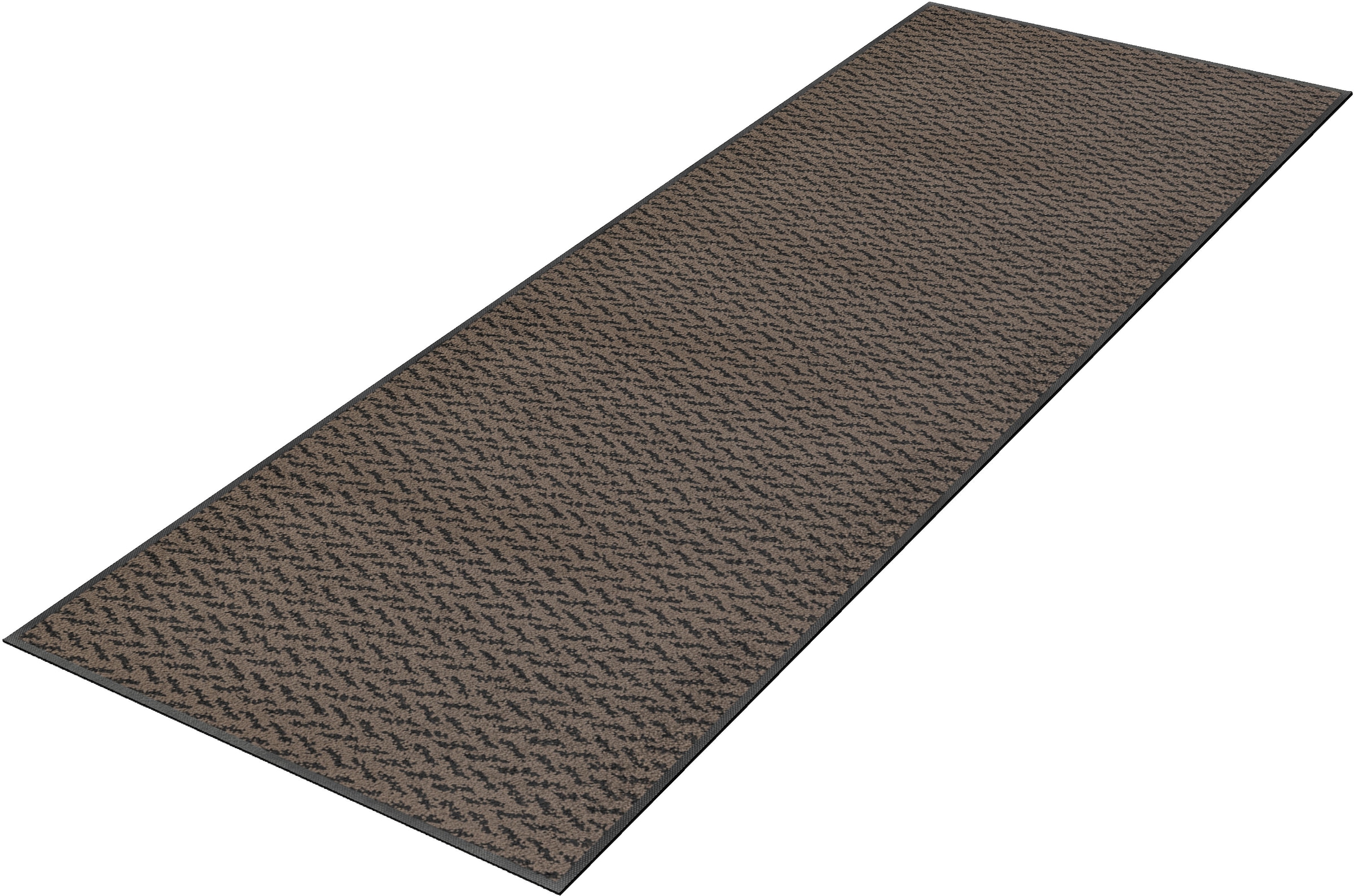 Image of wash+dry by Kleen-Tex Läufer "Duo Mocha" rechteckig 9 mm Höhe Schmutzfangläufer, rutschhemmend, In- und Outdoor geeignet, waschbar