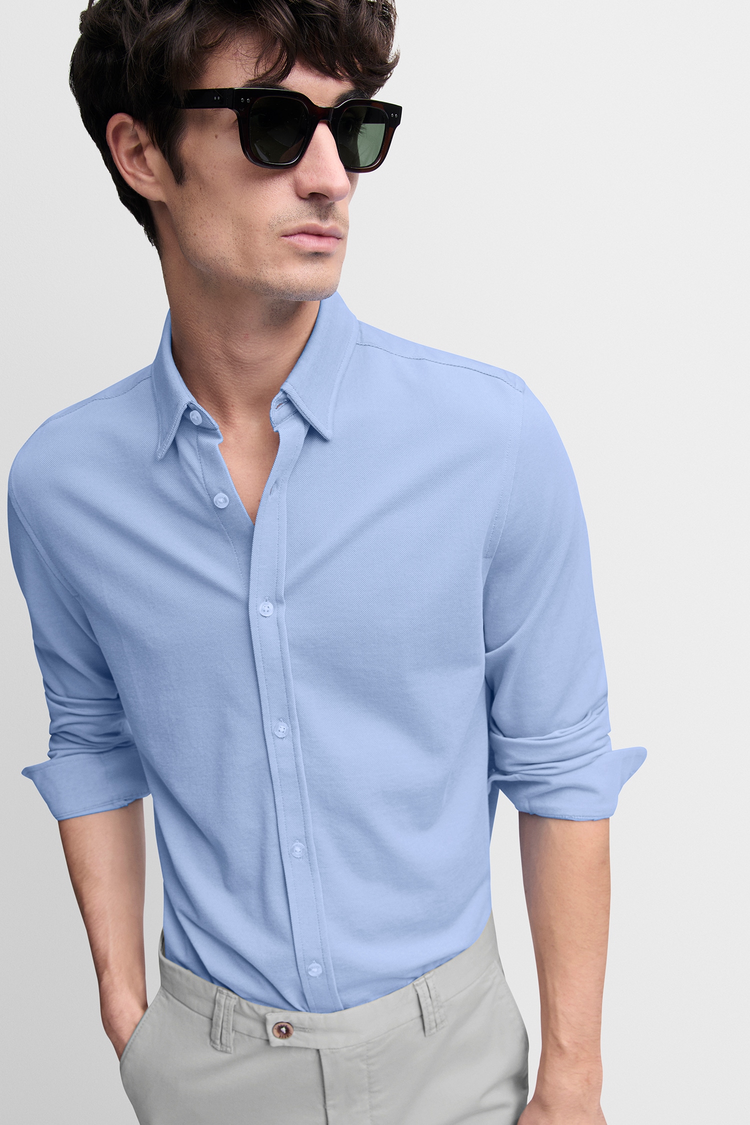 Cinque Chemise d'affaires »CIRONI« bügelfreie Piquet Qualität, Leisure-Fit