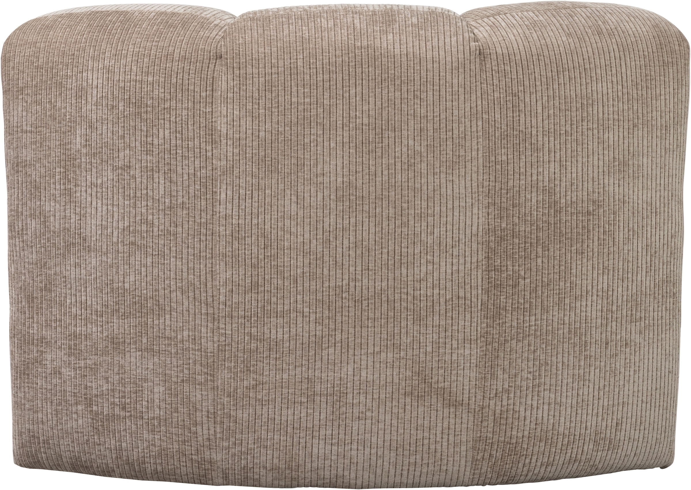 WOOOD Elément d'angle du canapé »Mojo mit Rückenlehne und Jacquard-Rippenbezug B 83 x T 83 x H 83 cm« Excellente résistance à l'usure, capacité de charge 120 kg, combinable