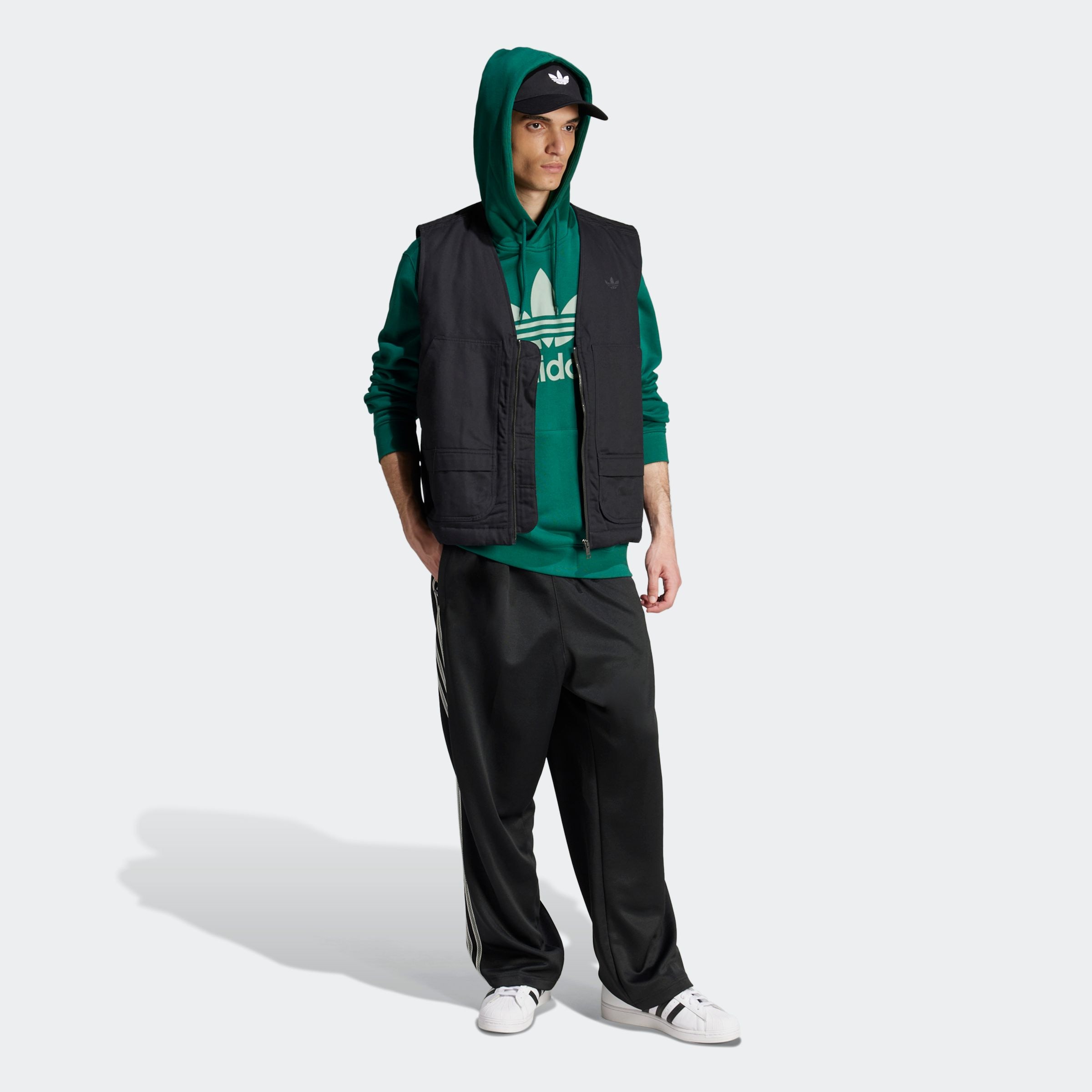 adidas Originals Kapuzensweatshirt »TREFOIL HOODY«, Hoodie, Kapuzenpullover mit grossem Logoprint