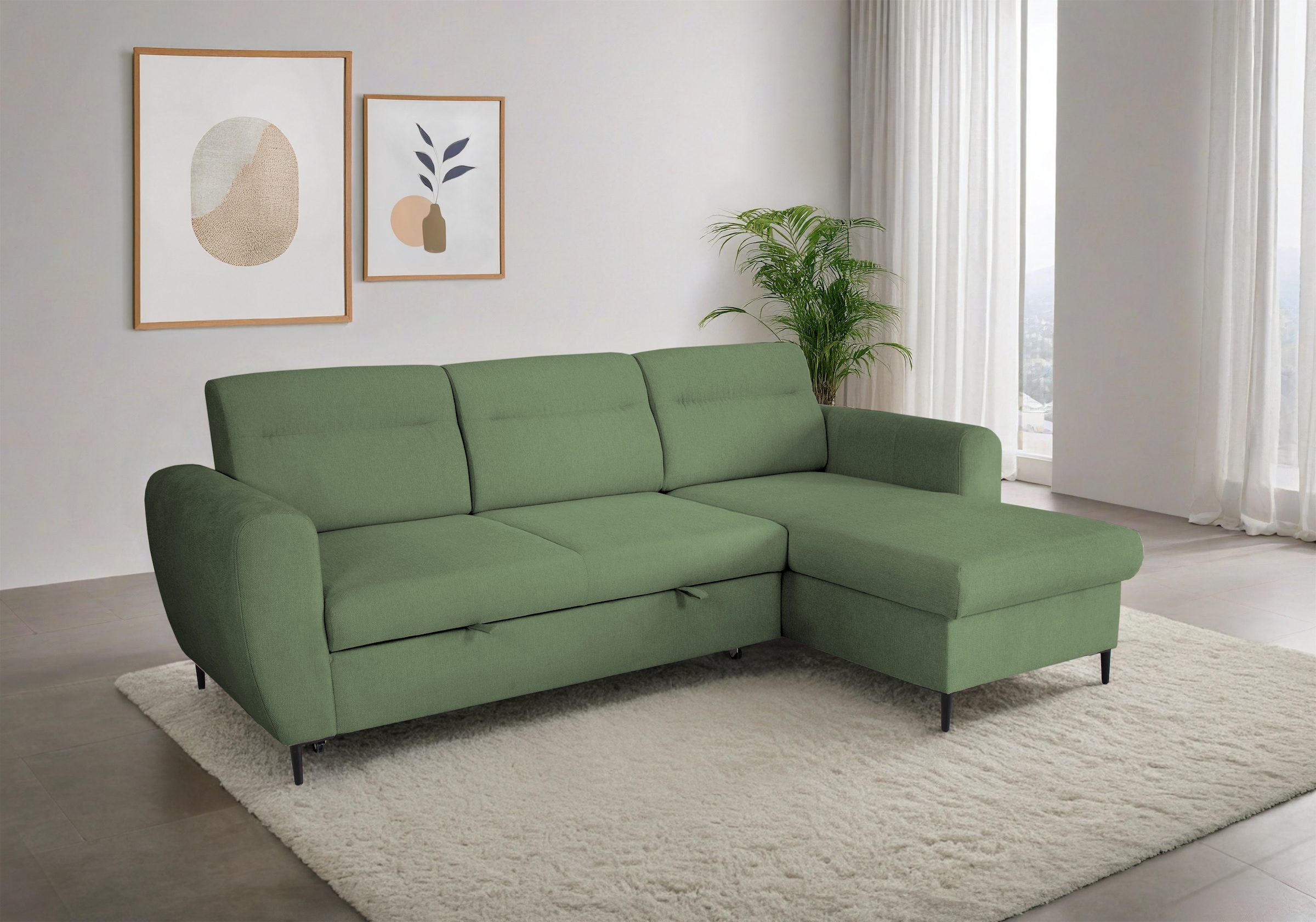 Image of Trends by HG Ecksofa "Bella L-Form, B: 248 cm" mit Bettfunktion & Bettkasten