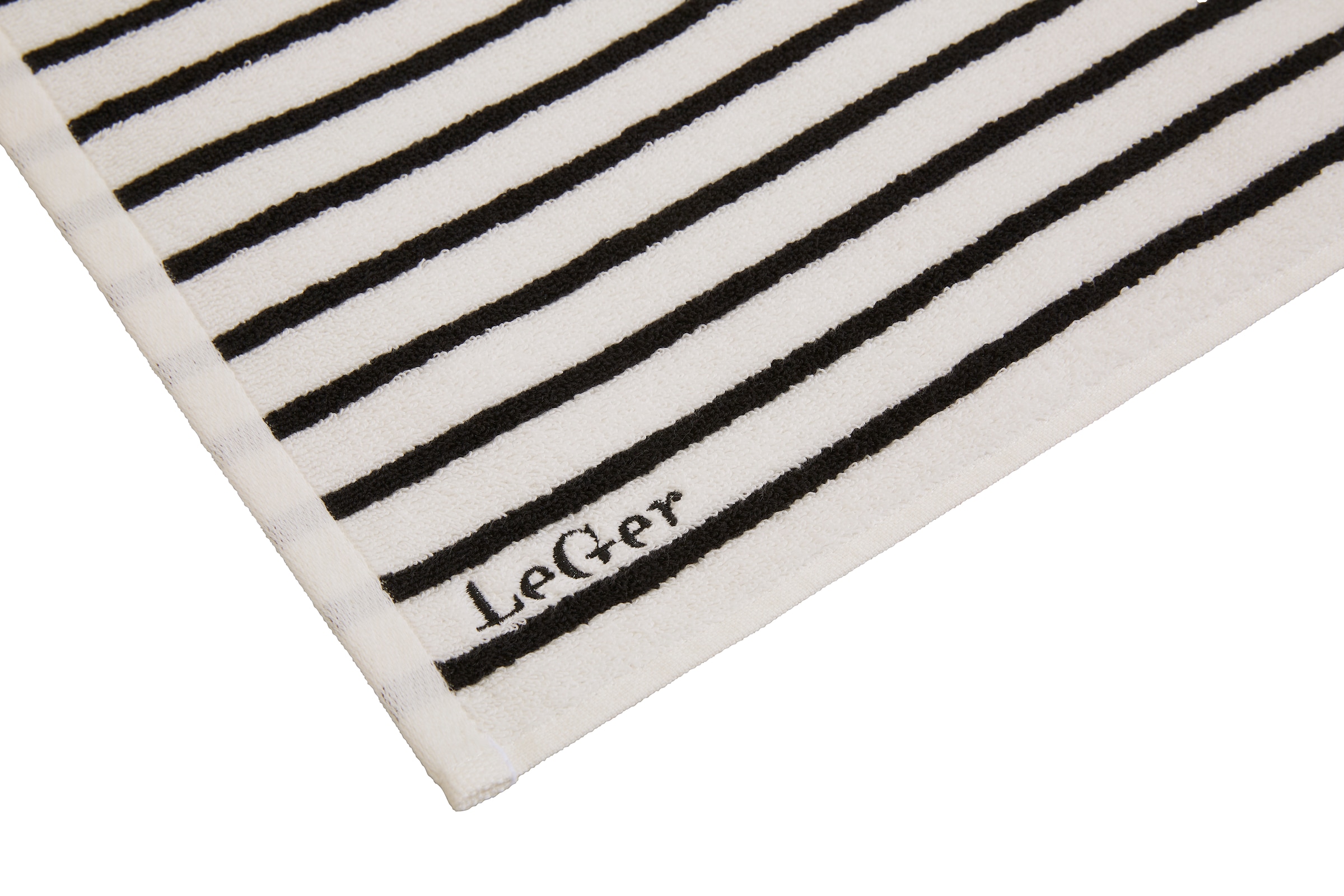 LeGer Home by Lena Gercke Handtuch Set »Tamsin, Duschtücher, Handtücher, Gästetücher, Premium 500 gr/m²« Set 6 Stk. Frottier mit Logostikerei, 100% Baumwolle, gestreift, weich, 5 Jahre Garantie