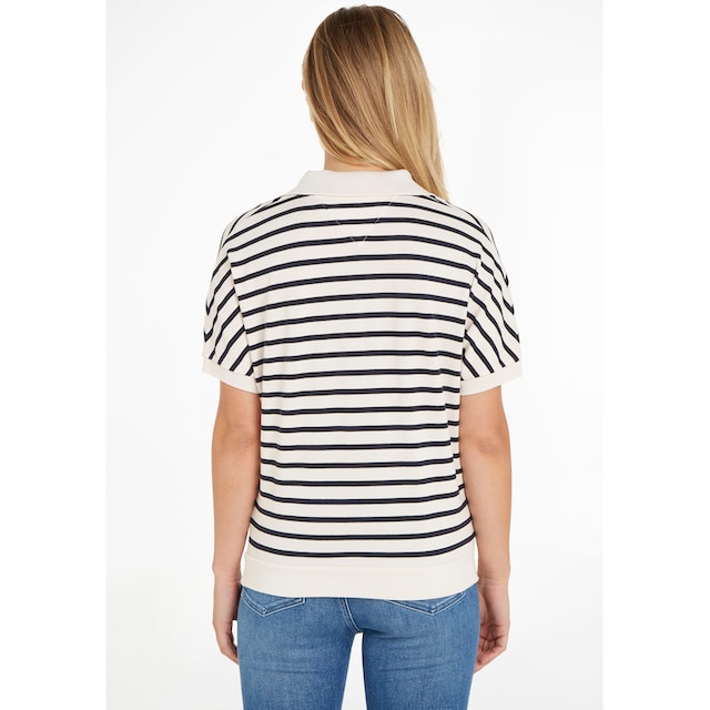 Tommy Hilfiger Poloshirt »RELAXED LYOCELL POLO SS«, mit tiefem V-Ausschnitt  Commander confortablement