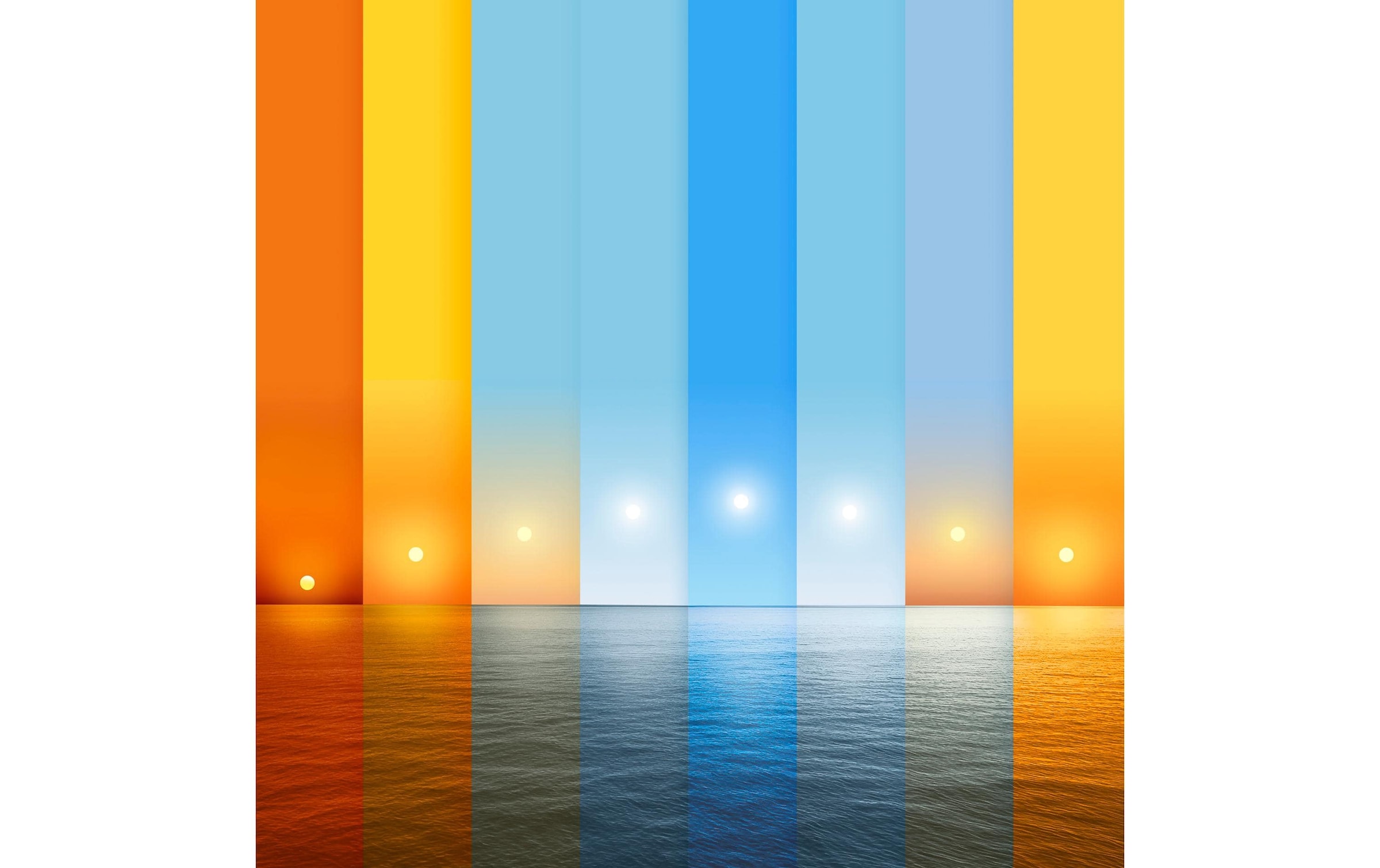 Philips Hue Spot de plafond »Philips Hue Deckenleuchte WCA Slim Recessed Light S« RVB | blanc chaud - blanc froid