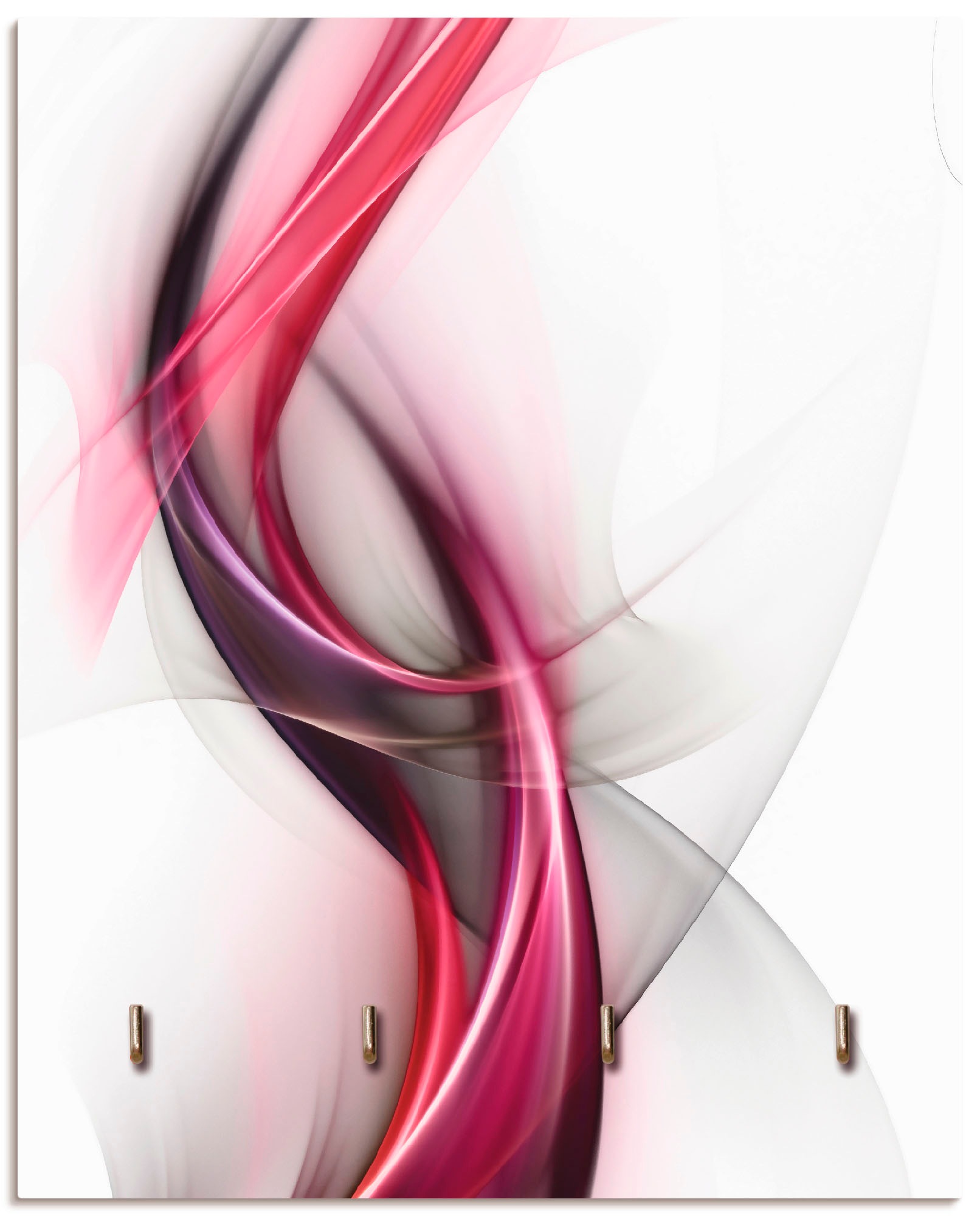 Image of Artland Hakenleiste »Ideen«, aus Holz mit 4 Schlüsselhaken – Schlüsselboard, Schlüsselbretter, Schlüsselhalter, Schlüsselaufhänger für den Flur – Stil: Modern bei Ackermann Versand Schweiz