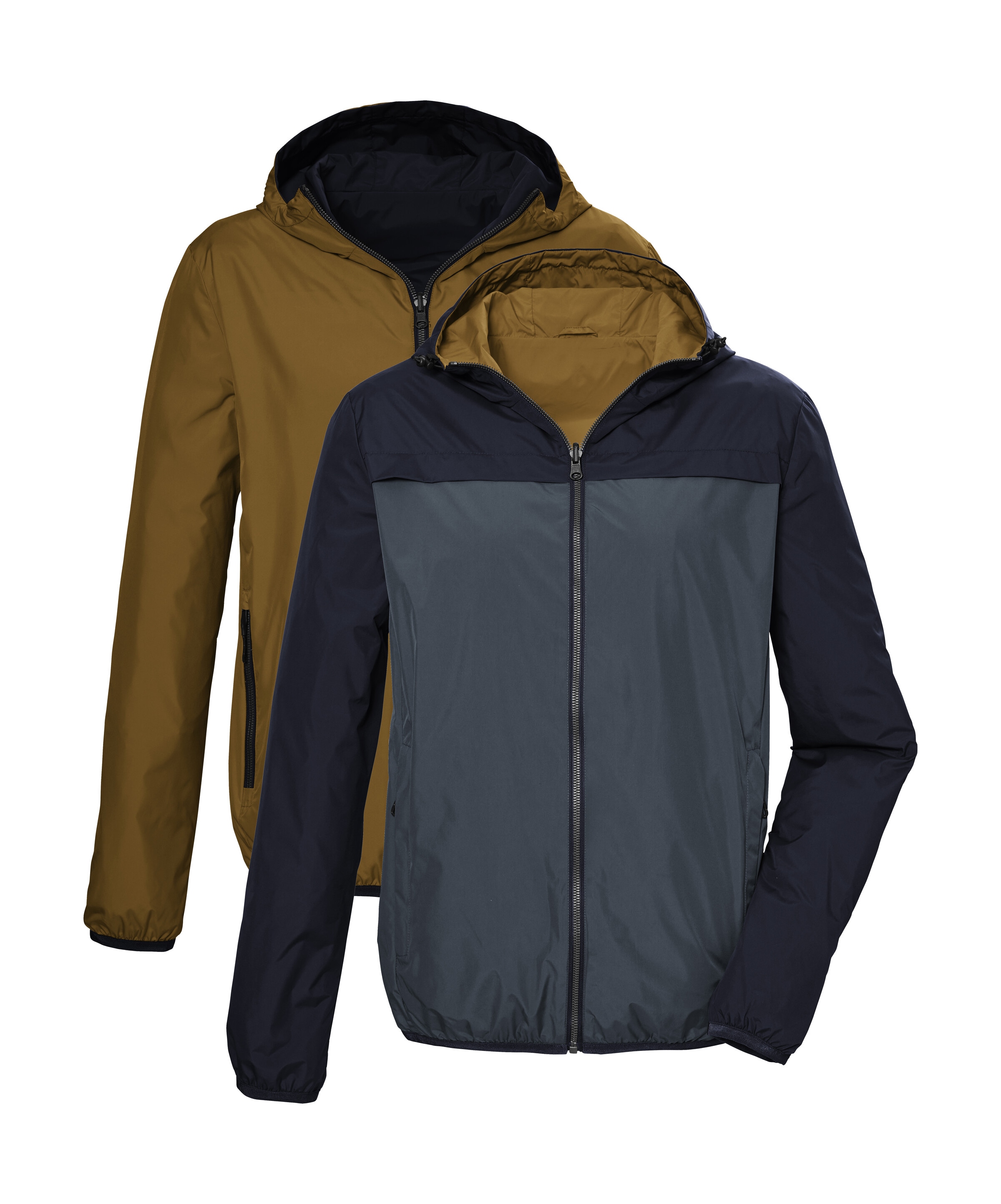 Image of G.I.G.A. DX by killtec Wendejacke "GS 90 MN JCKT" Wendbare, winddichte, wasserabweisende Herrenjacke mit Kapuze