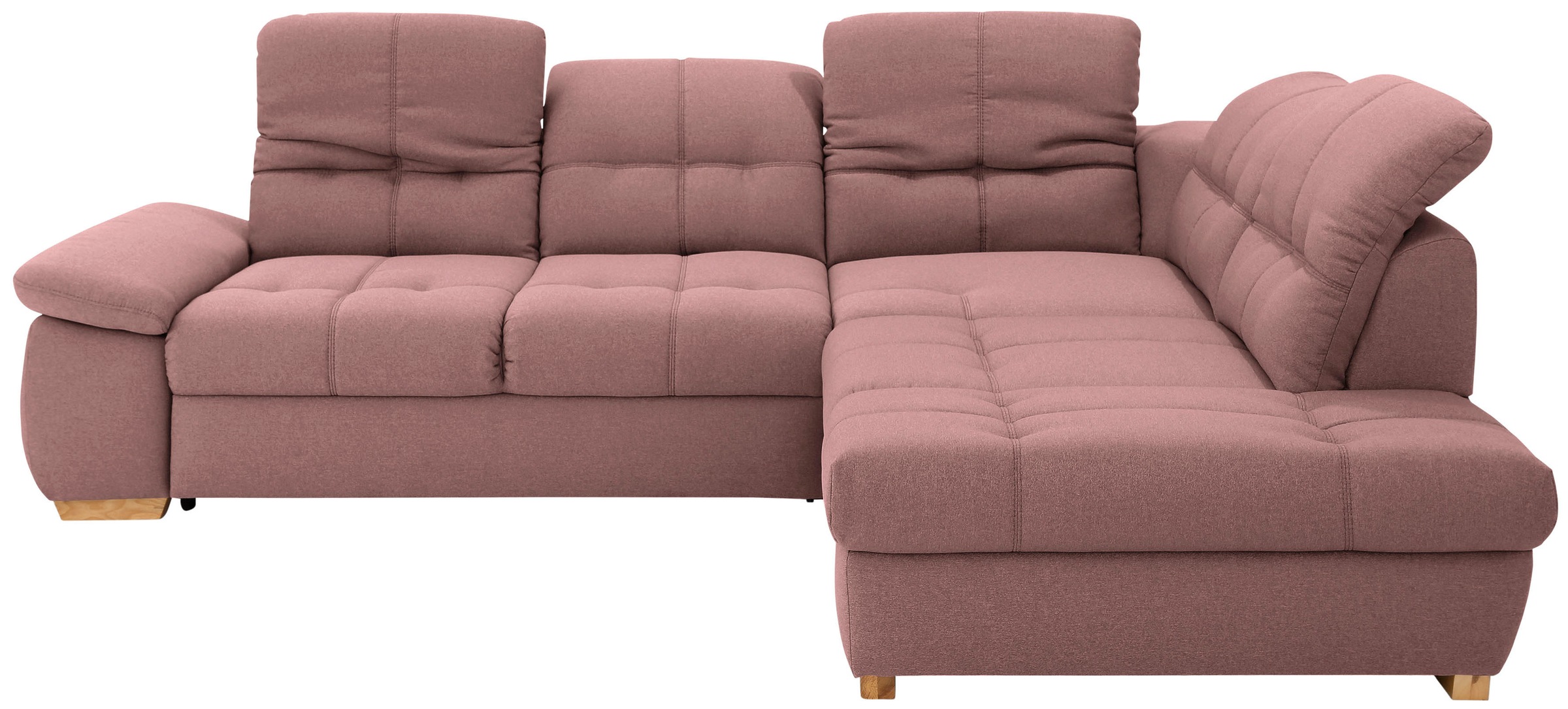 Image of Home affaire Ecksofa »Lotus Home Luxus«, belastbar bis zu 140kg, incl. Sitztiefenverstellung, wahlweise mit Kopfteil- und Armlehnverstellung, Bettfunktion und Stauraum bei Ackermann Versand Schweiz
